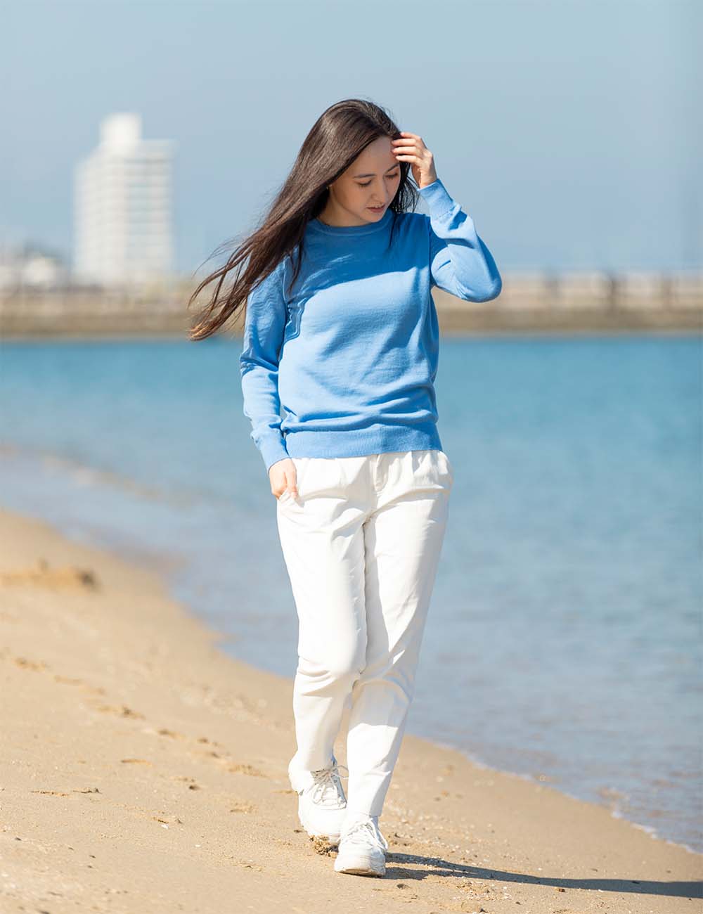 【2024AWモデル】WOOL LADIES CREWNECK