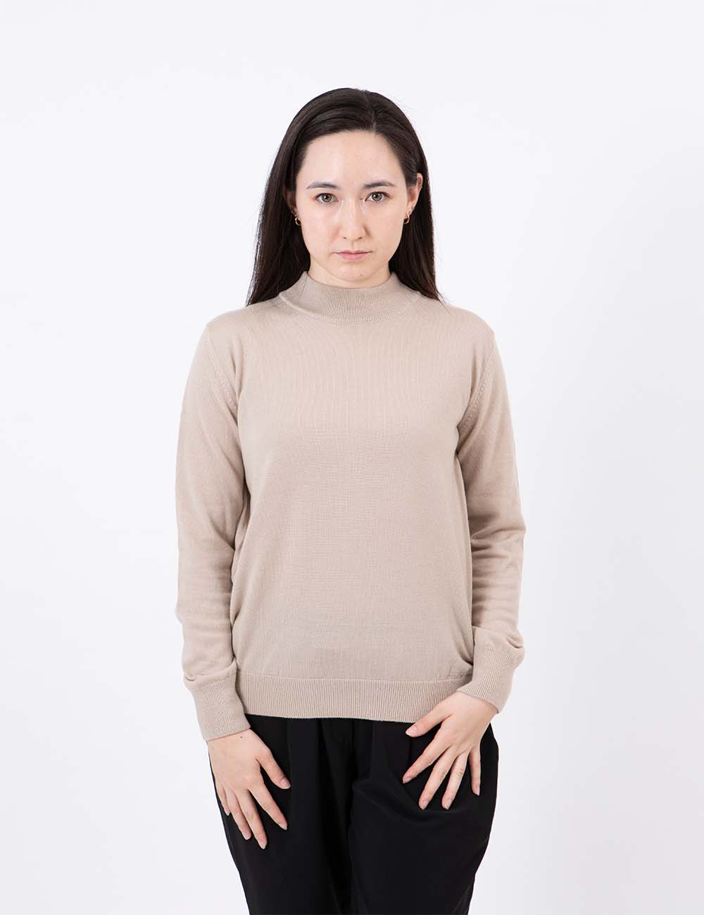 【2024AWモデル】WOOL LADIES MOCKNECK