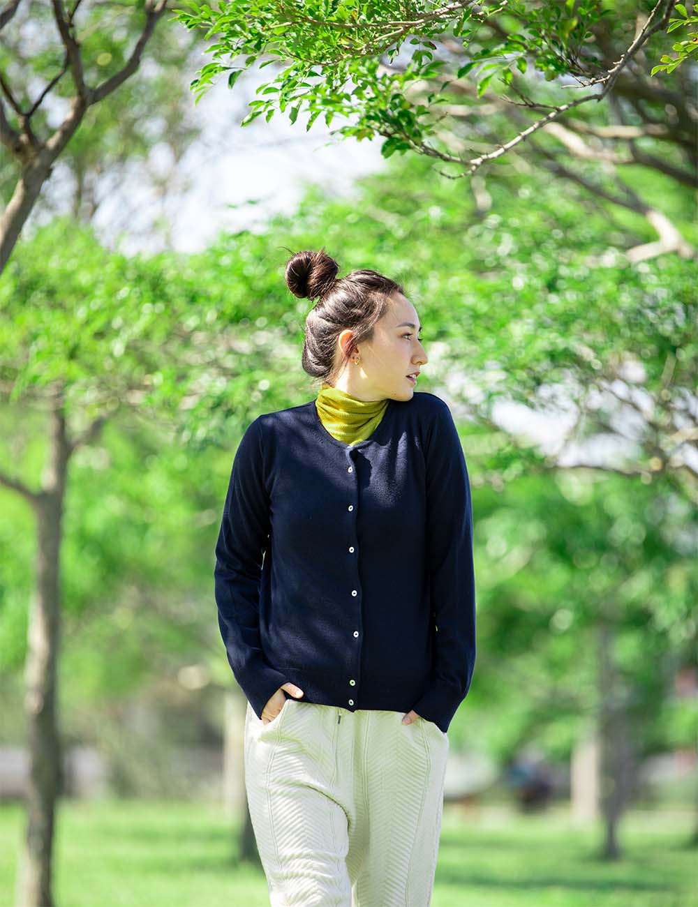 【2024AWモデル】WOOL LADIES CARDIGAN