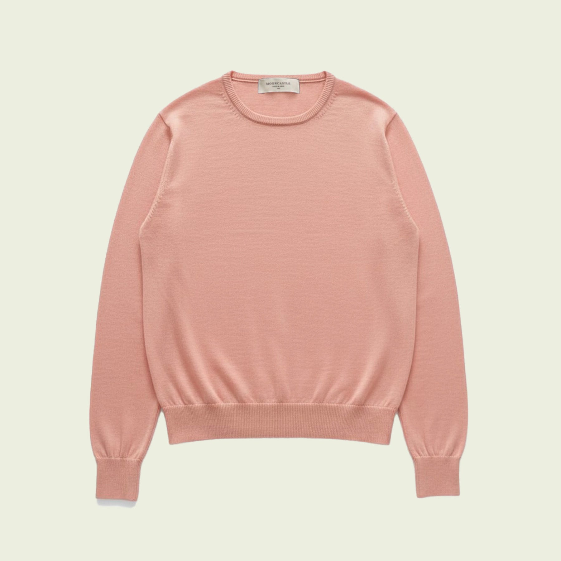 【WOMEN】12G Lightweight Merino Wool Crewneck
