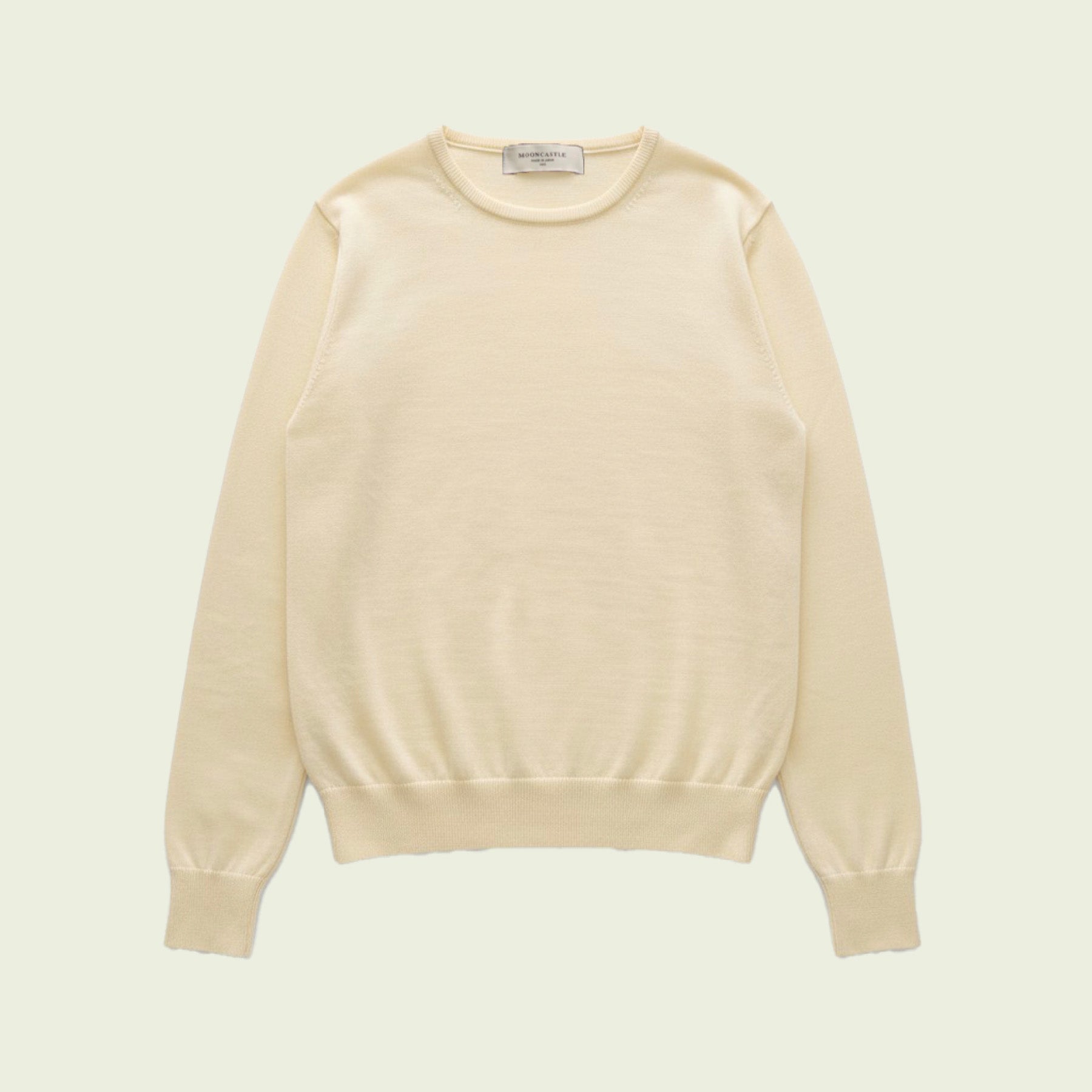 【WOMEN】12G Lightweight Merino Wool Crewneck