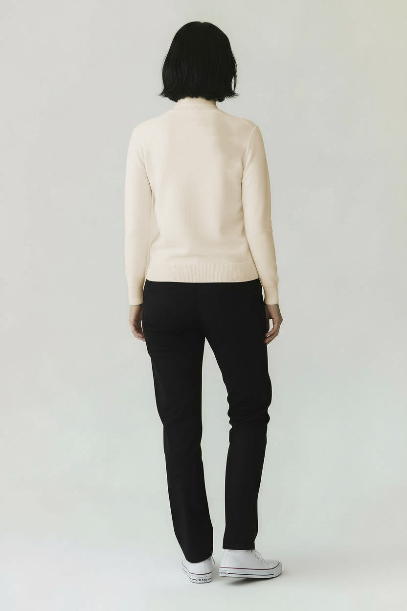 【WOMEN】12G Lightweight Merino Wool Turtleneck