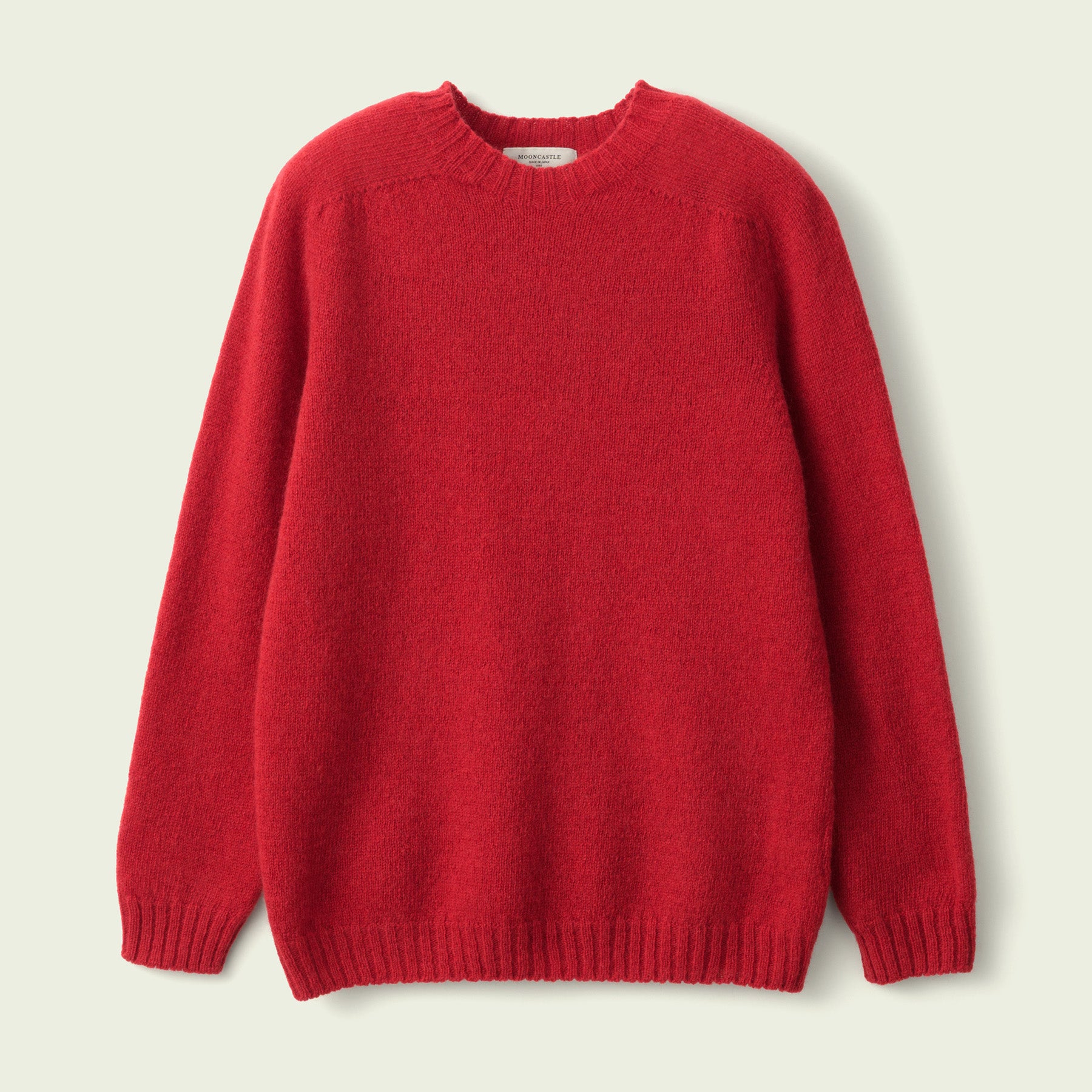 【UNISEX】SHETLAND WOOL CREWNECK SWEATER