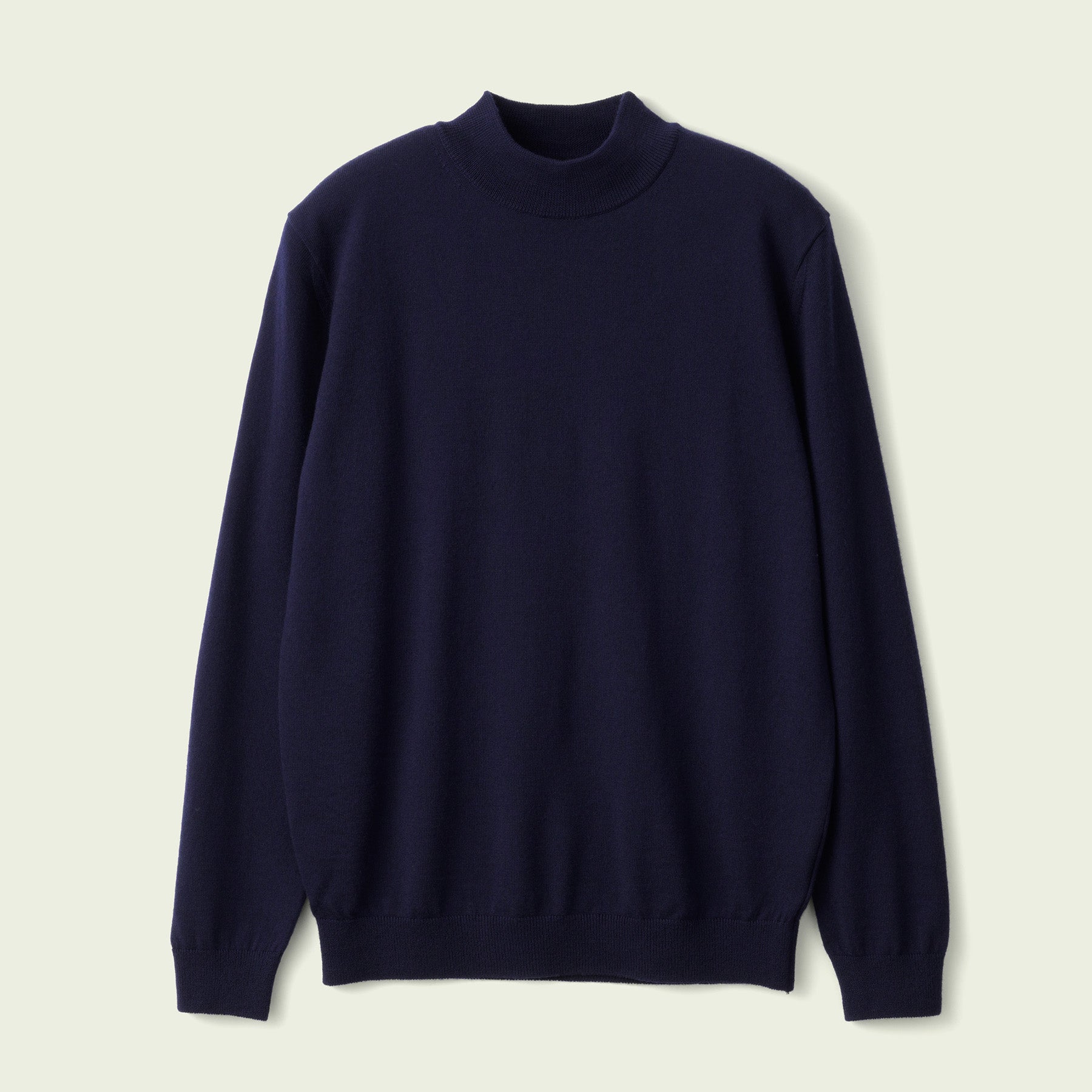 12G Lightweight Merino Wool Mockneck
