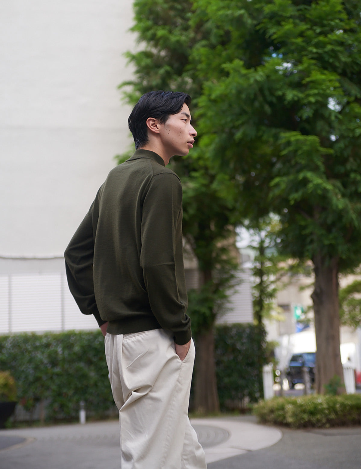 12G Lightweight Merino Wool Mockneck