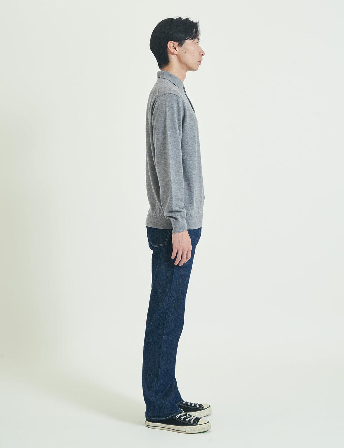 12G Lightweight Merino Wool Poloneck