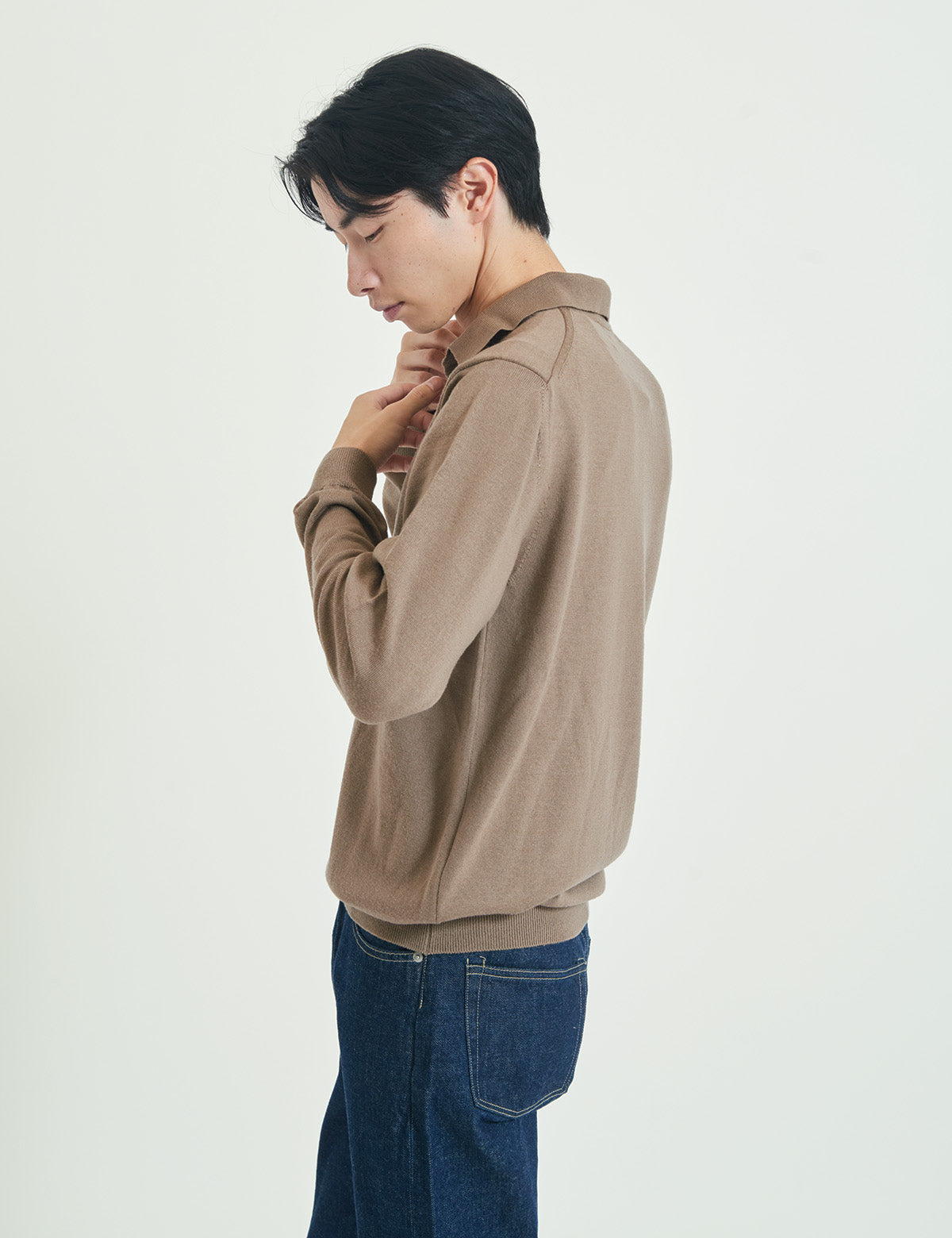 12G Lightweight Merino Wool Poloneck