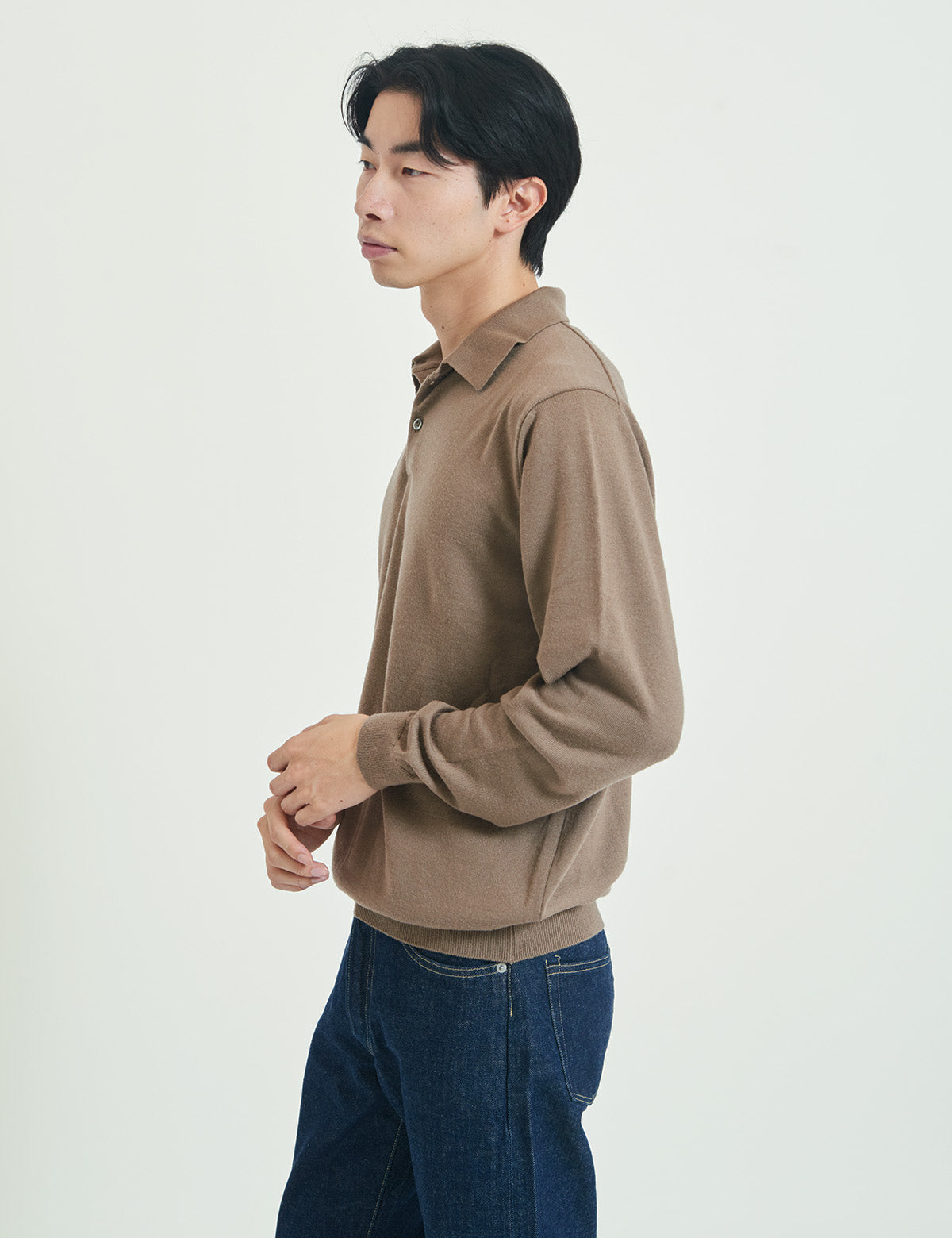 12G Lightweight Merino Wool Poloneck