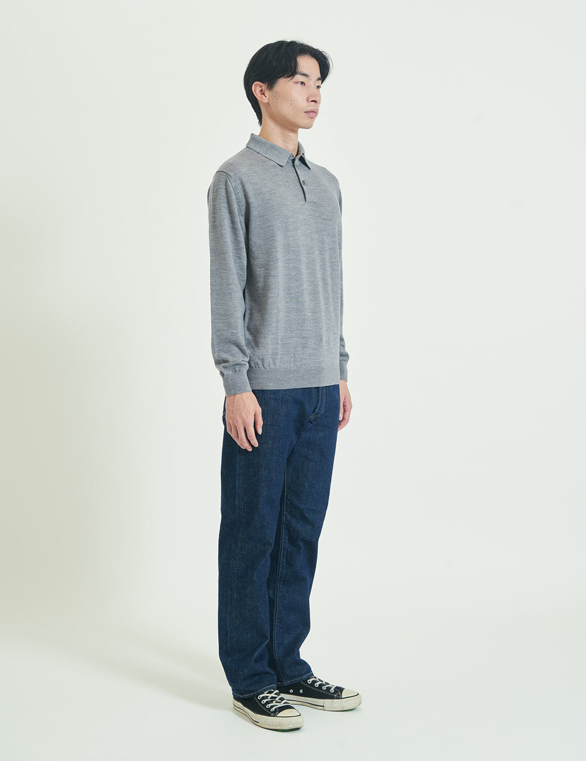 12G Lightweight Merino Wool Poloneck