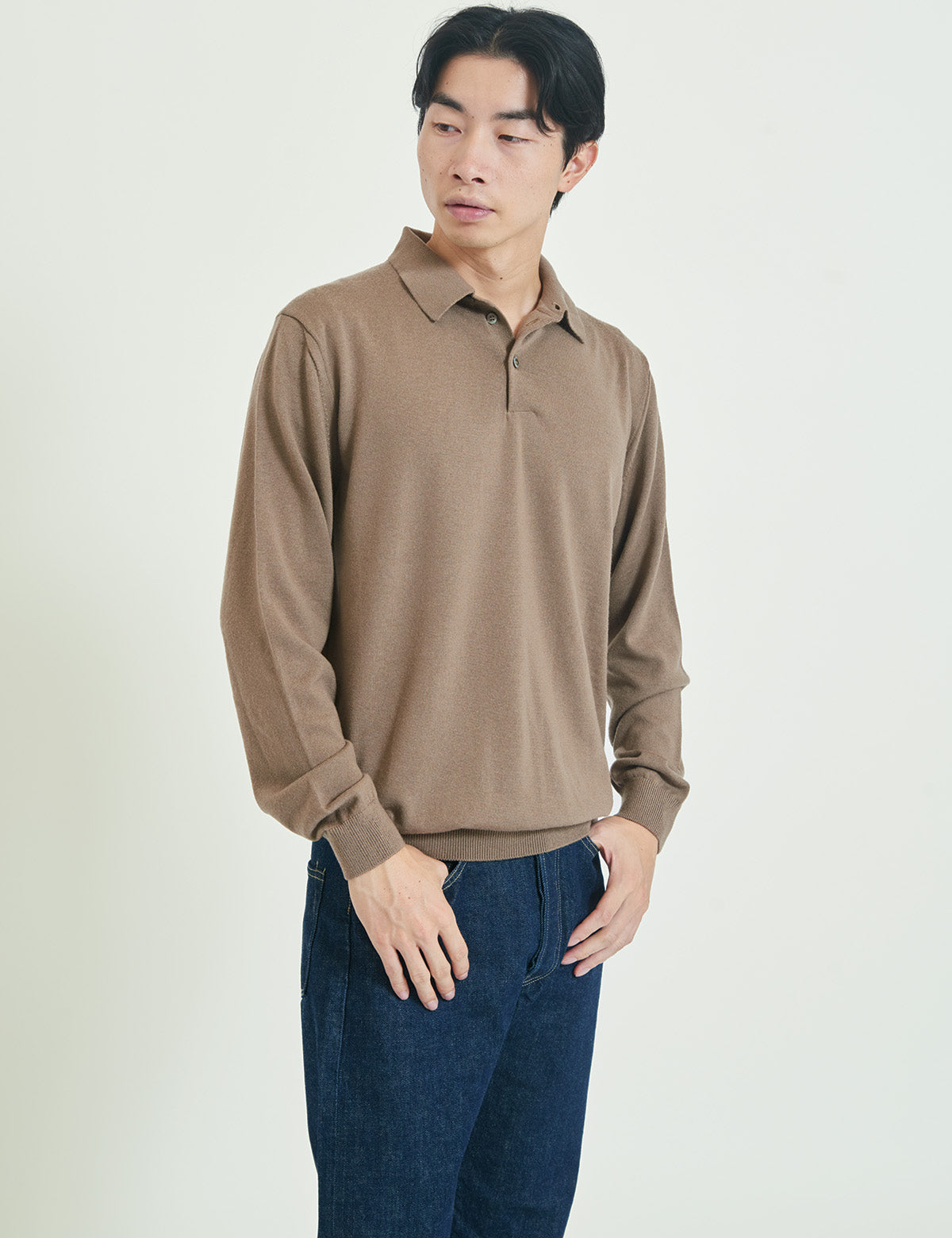 12G Lightweight Merino Wool Poloneck