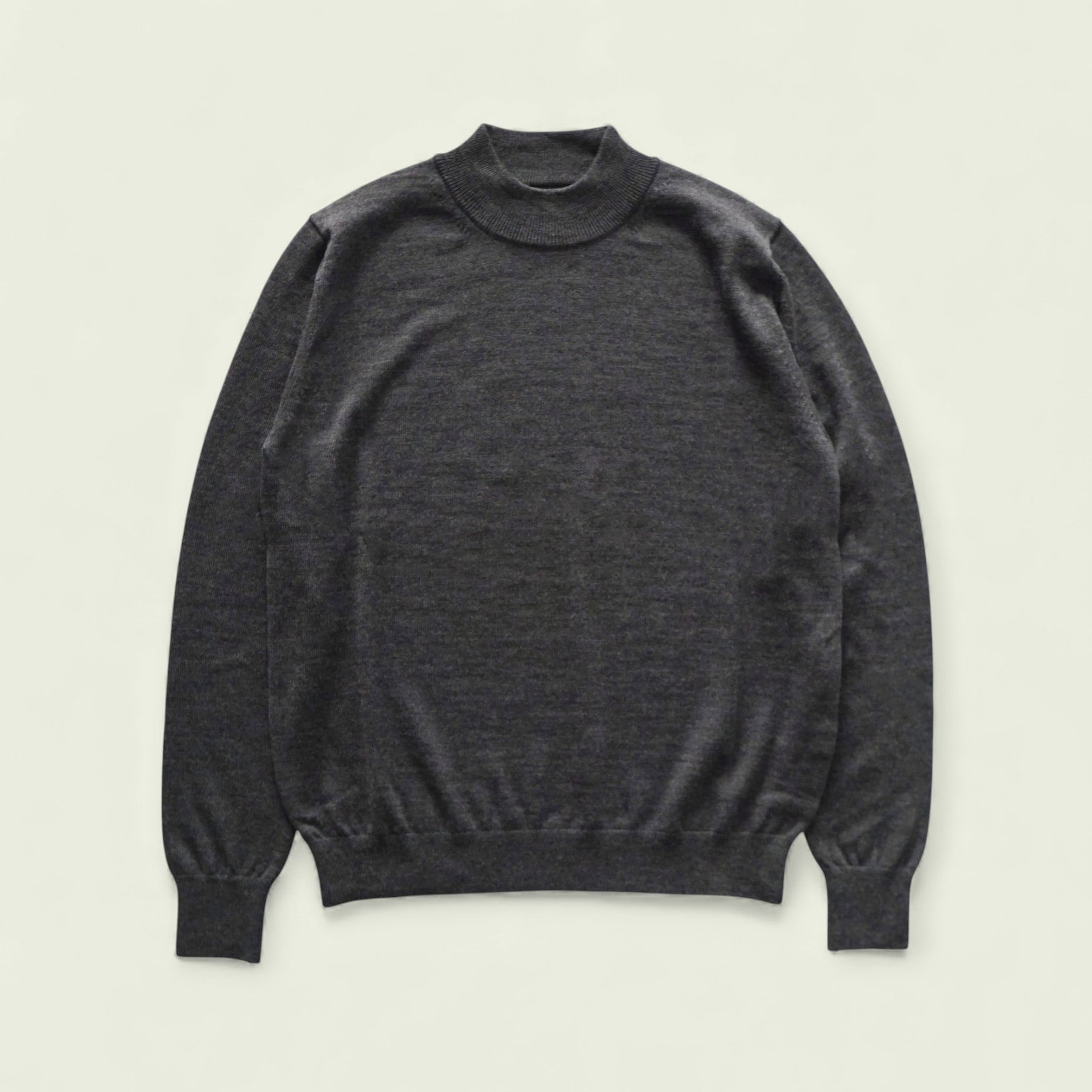 【WOMEN】12G Lightweight Merino Wool Mockneck