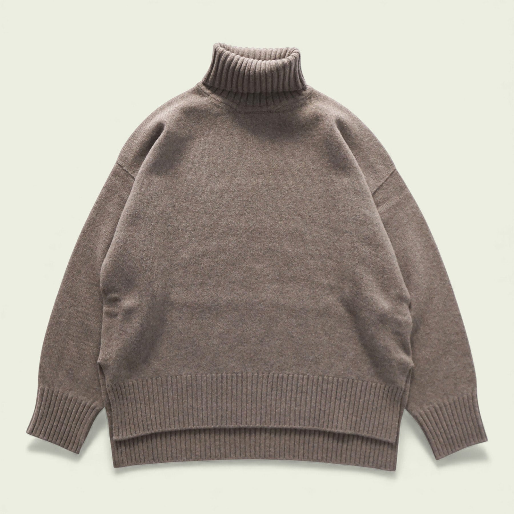 【WOMEN】Wool Cashmere Turtle Neck