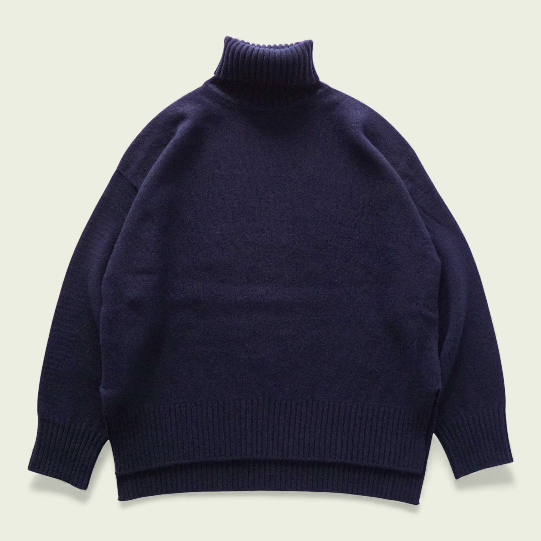 【WOMEN】Wool Cashmere Turtle Neck