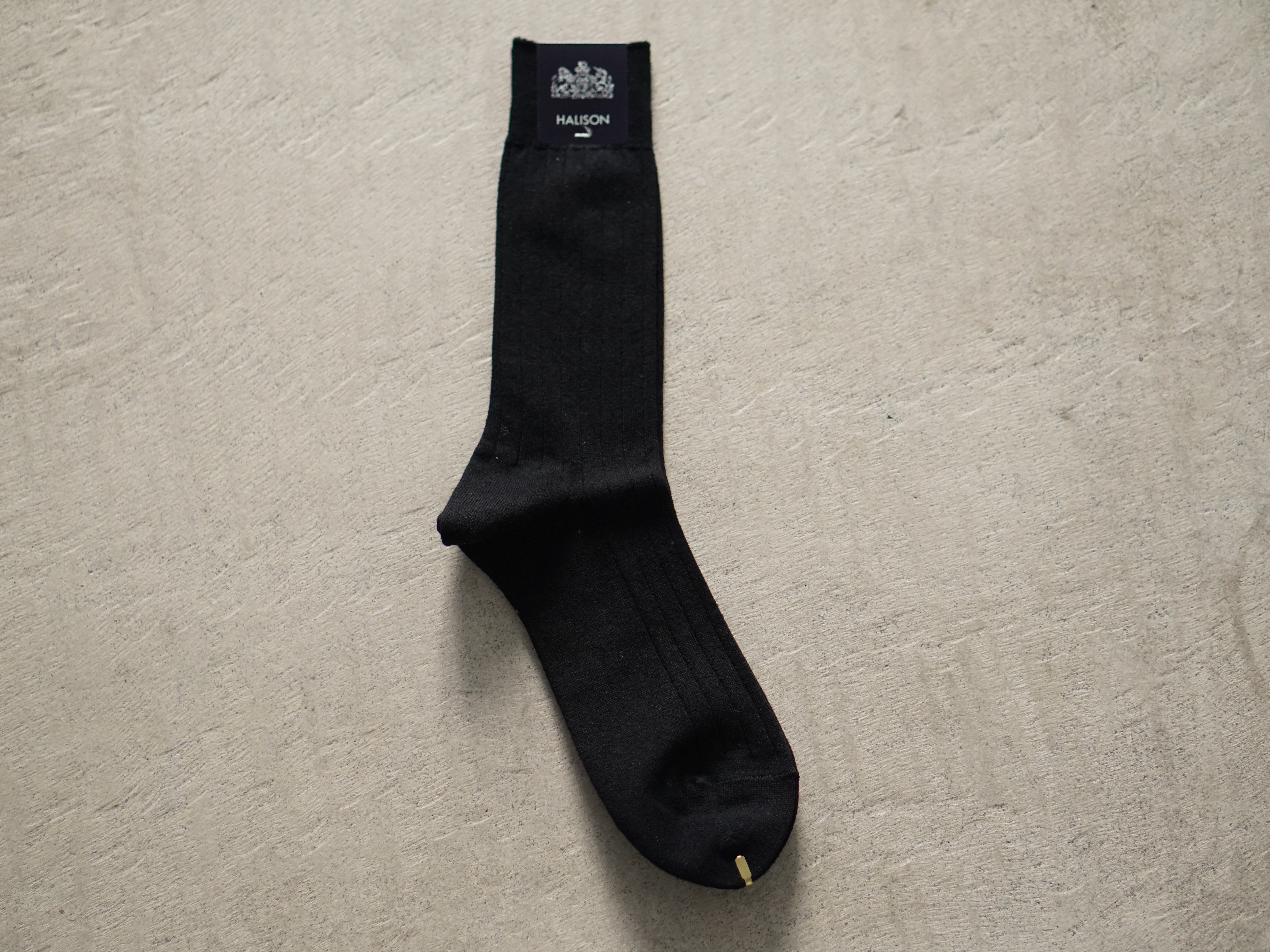 HALISON Cotton-Linen Wide Rib Socks