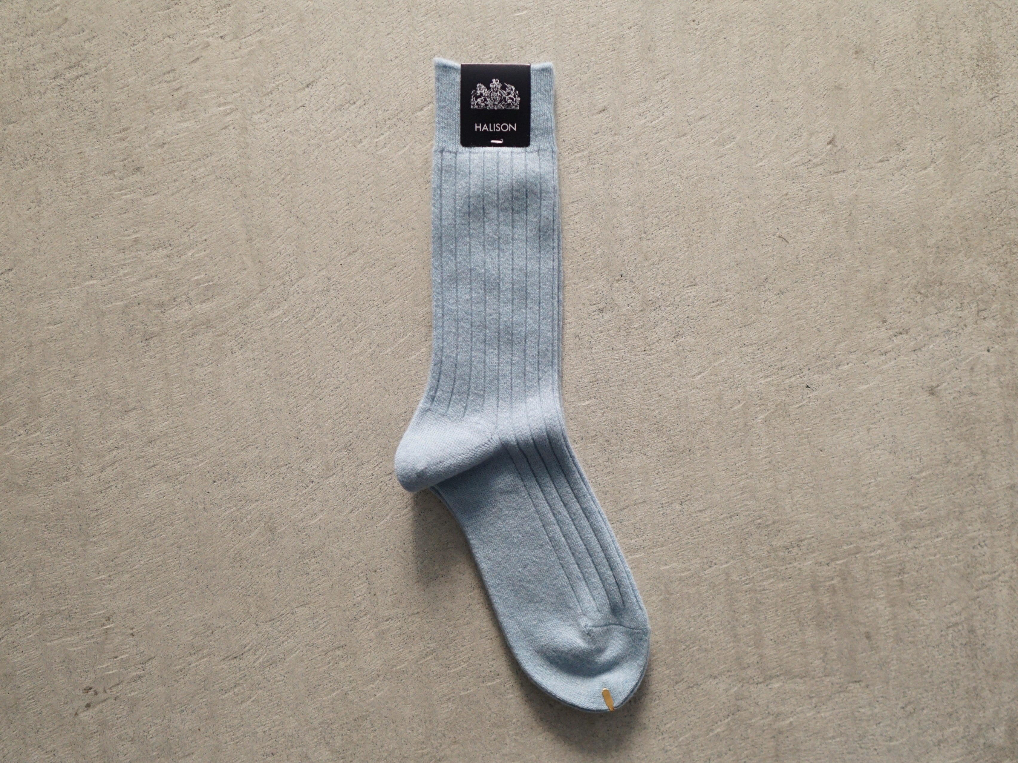 HALISON Lamb Wool Rib Socks