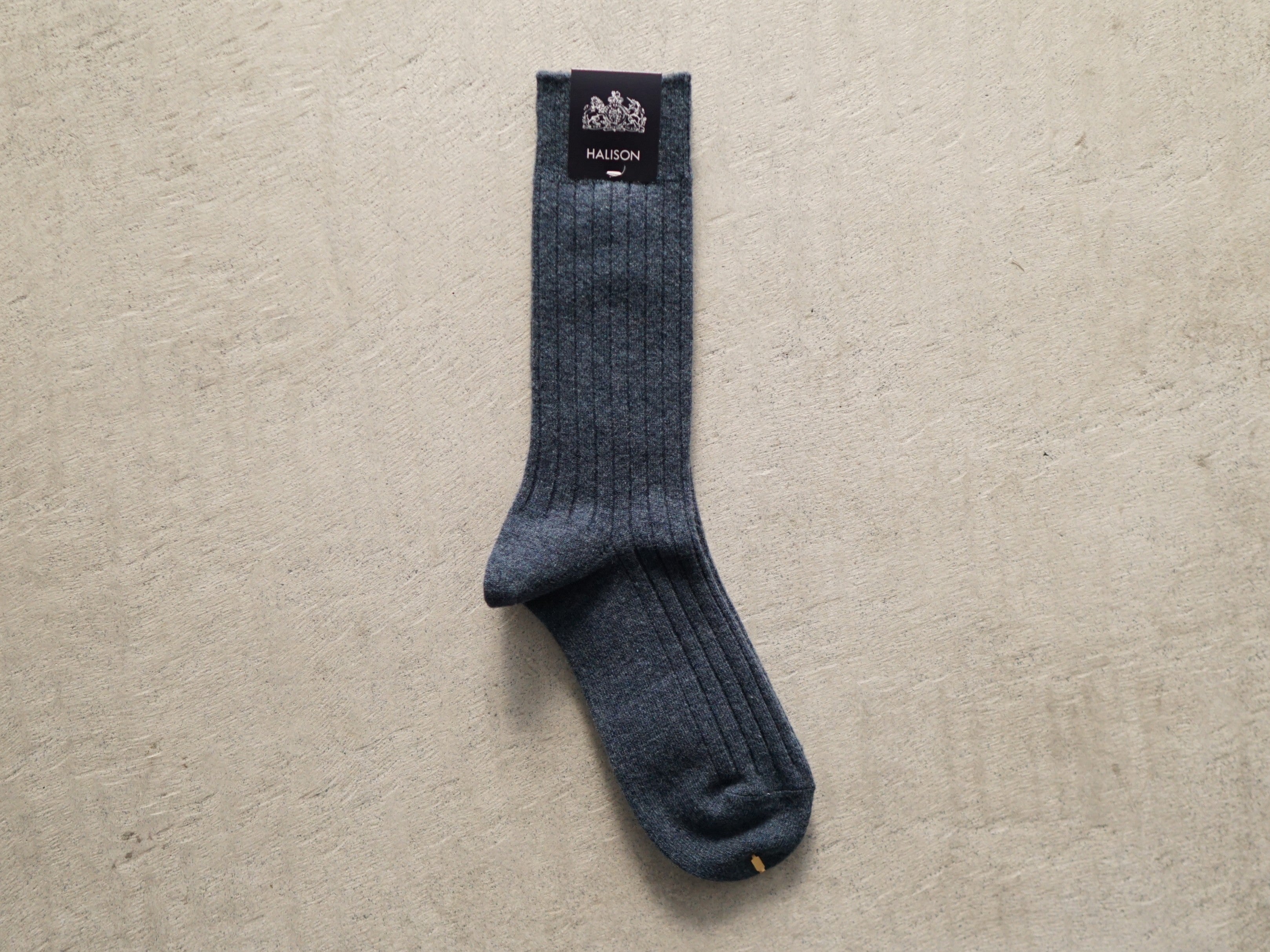 HALISON Lamb Wool Rib Socks