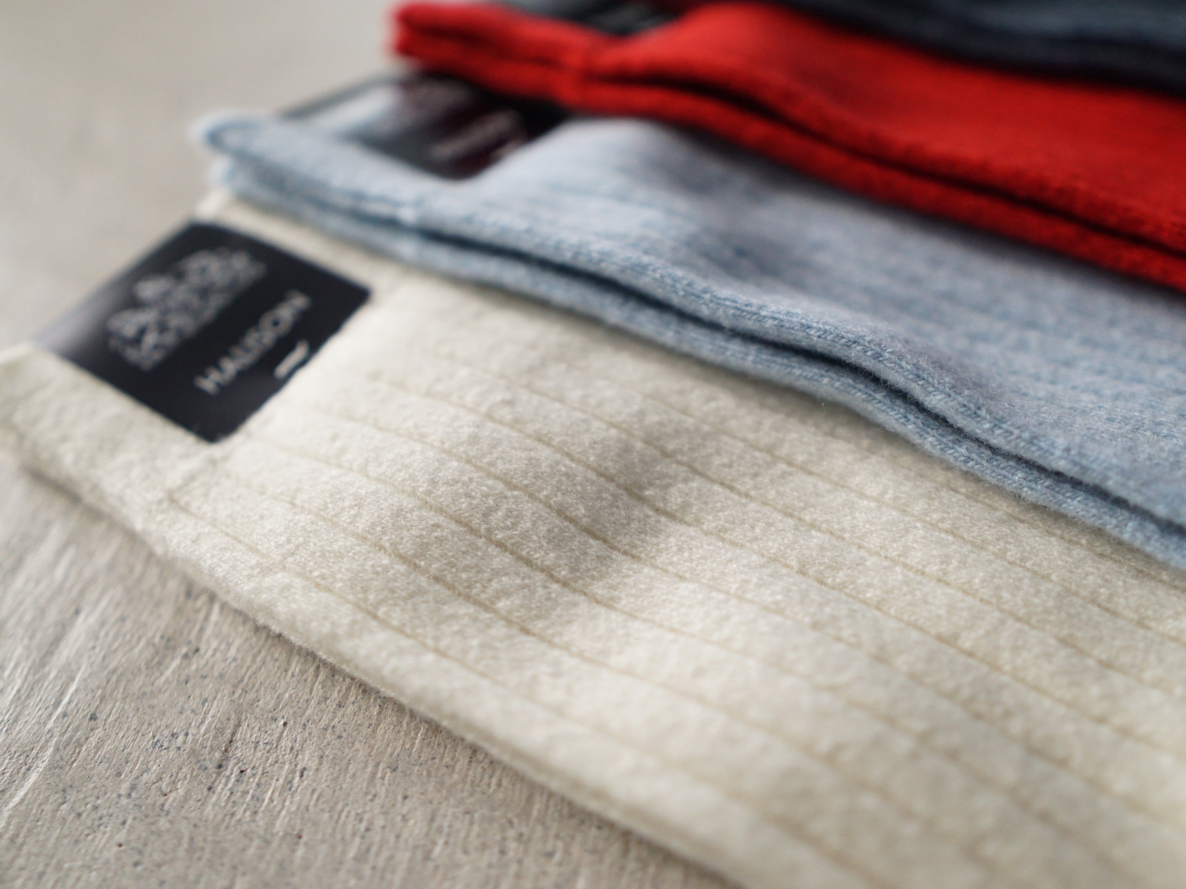 HALISON Lamb Wool Rib Socks