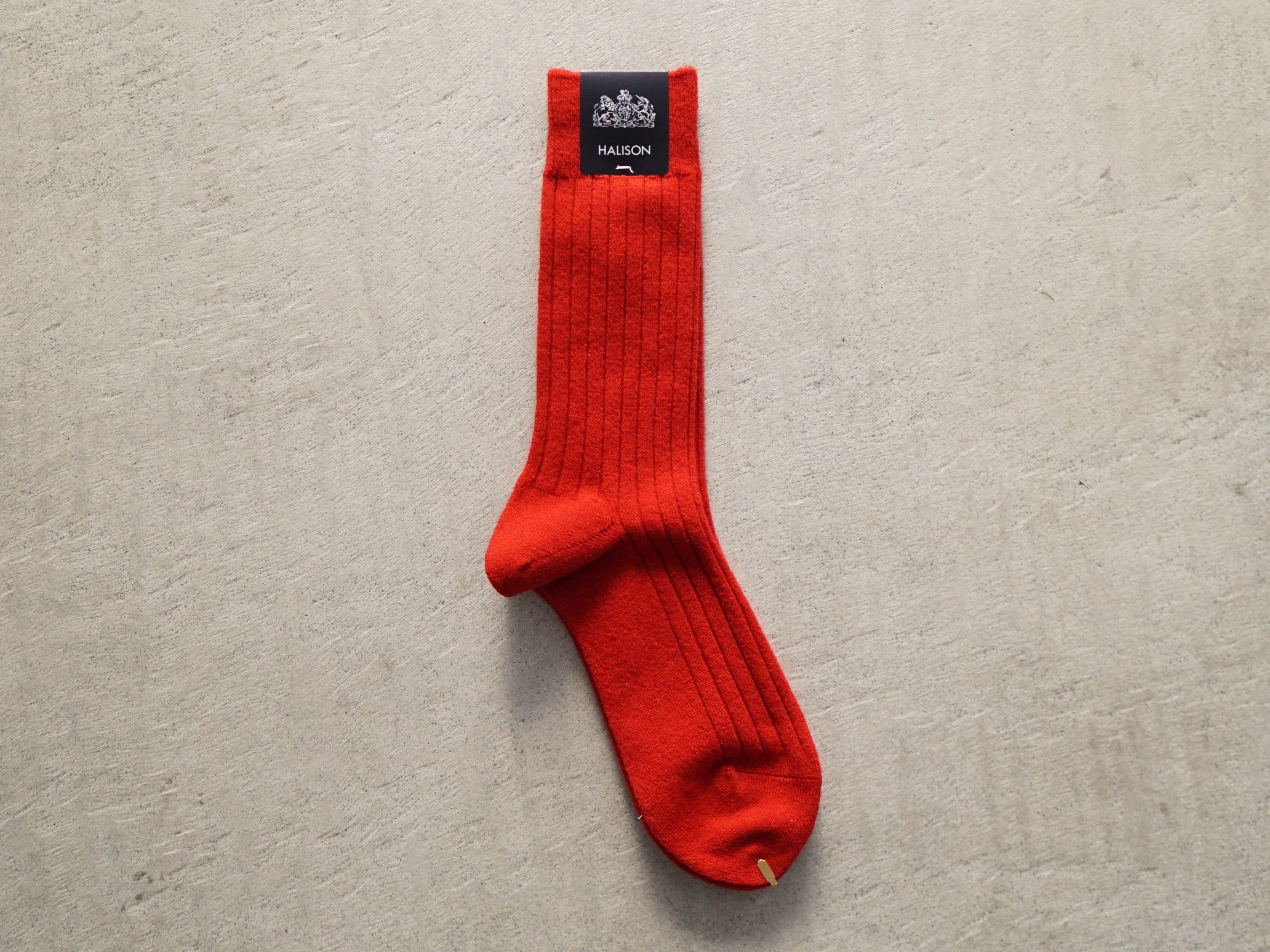 HALISON Lamb Wool Rib Socks