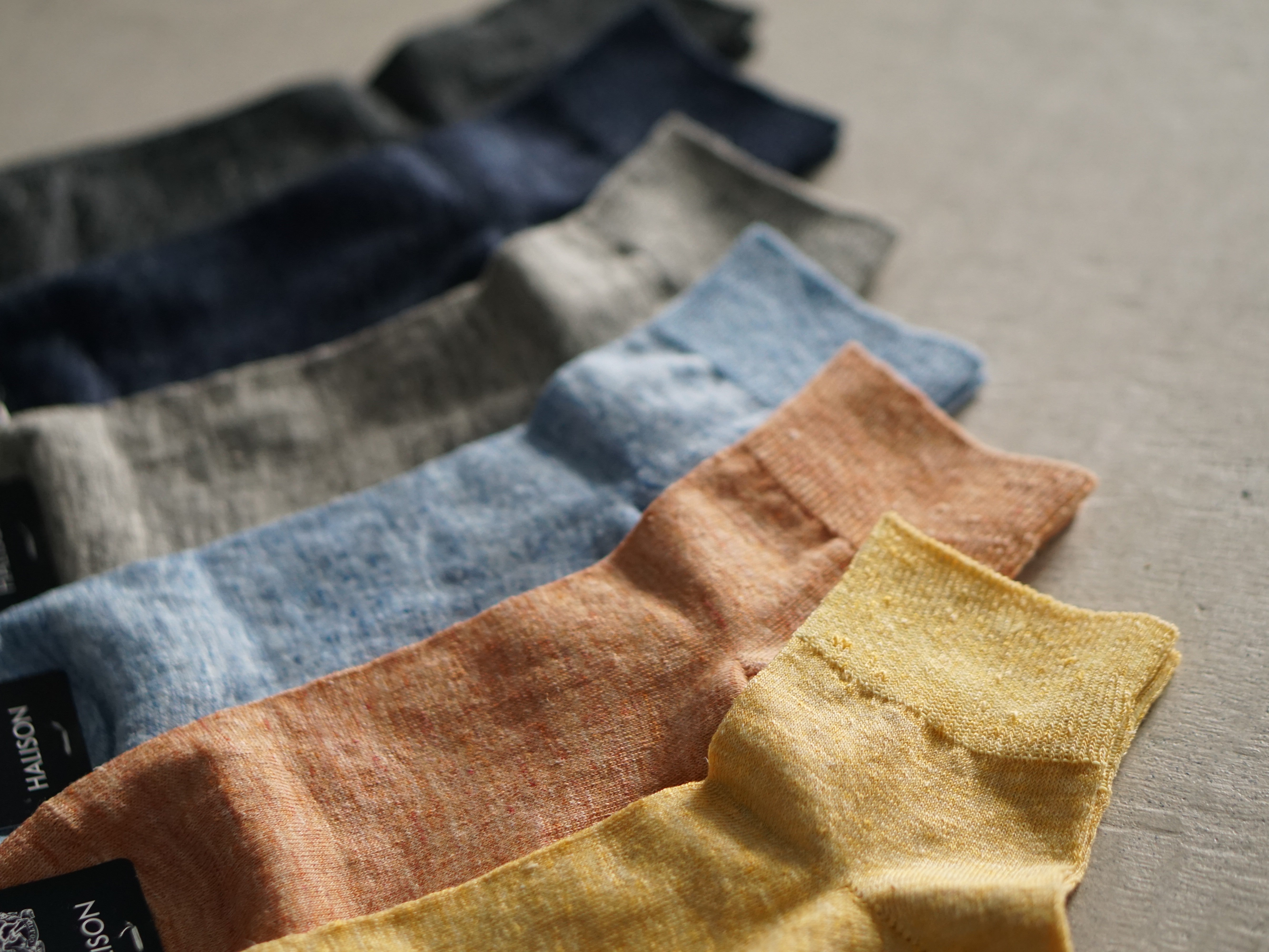 HALISON Linen Short Socks
