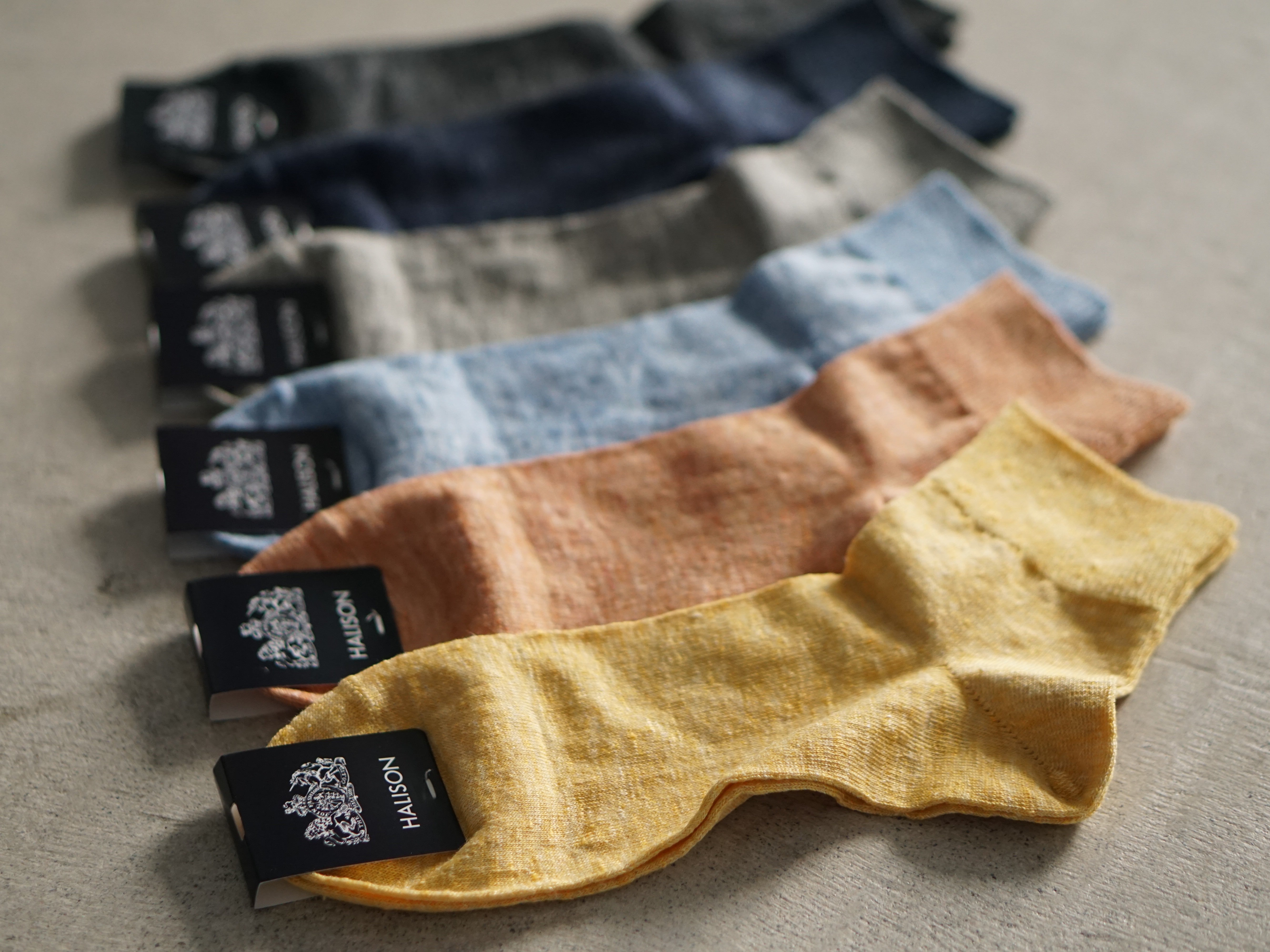 HALISON Linen Short Socks