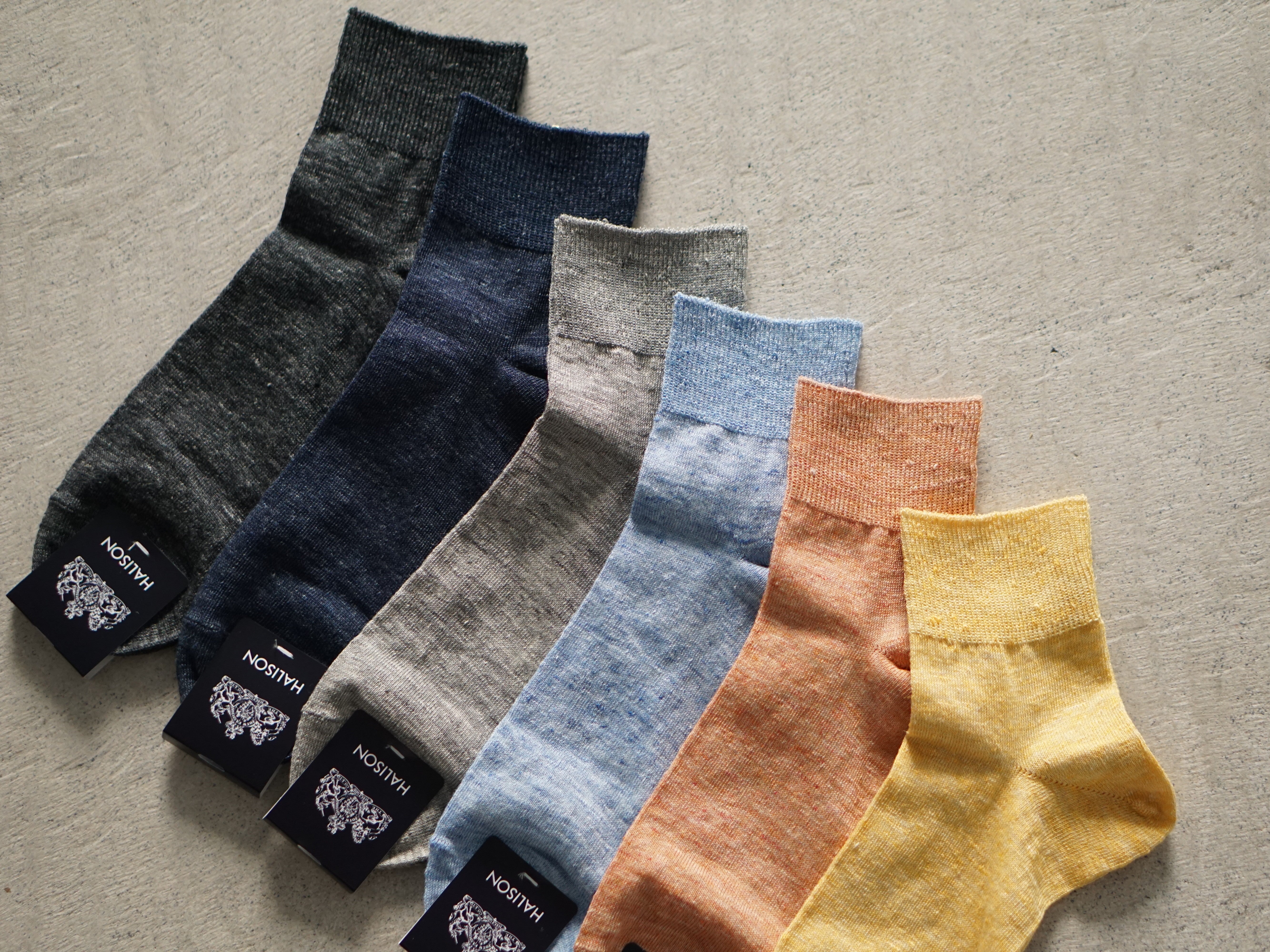 HALISON Linen Short Socks