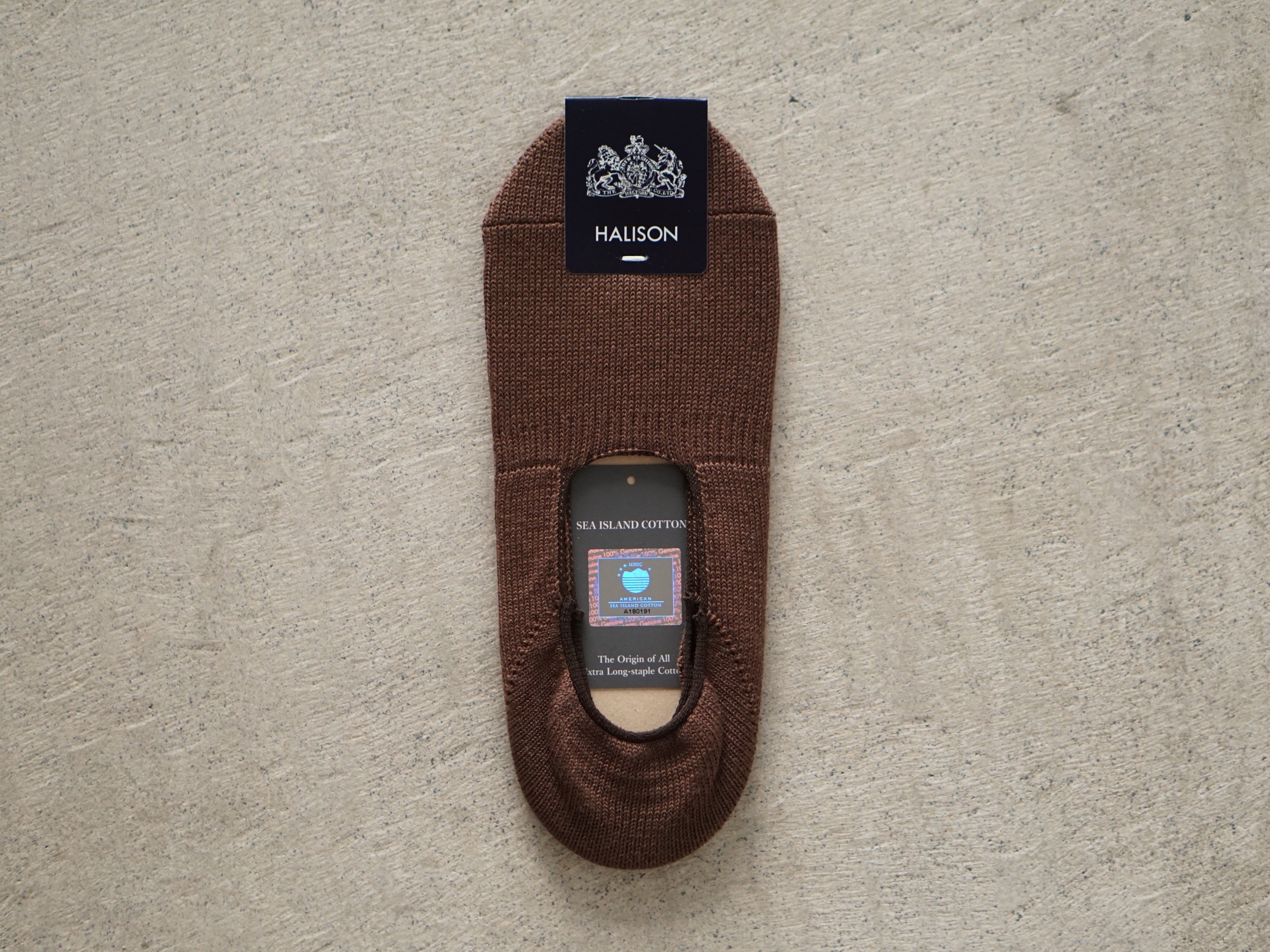 HALISON Sea Island Cotton Boat Socks