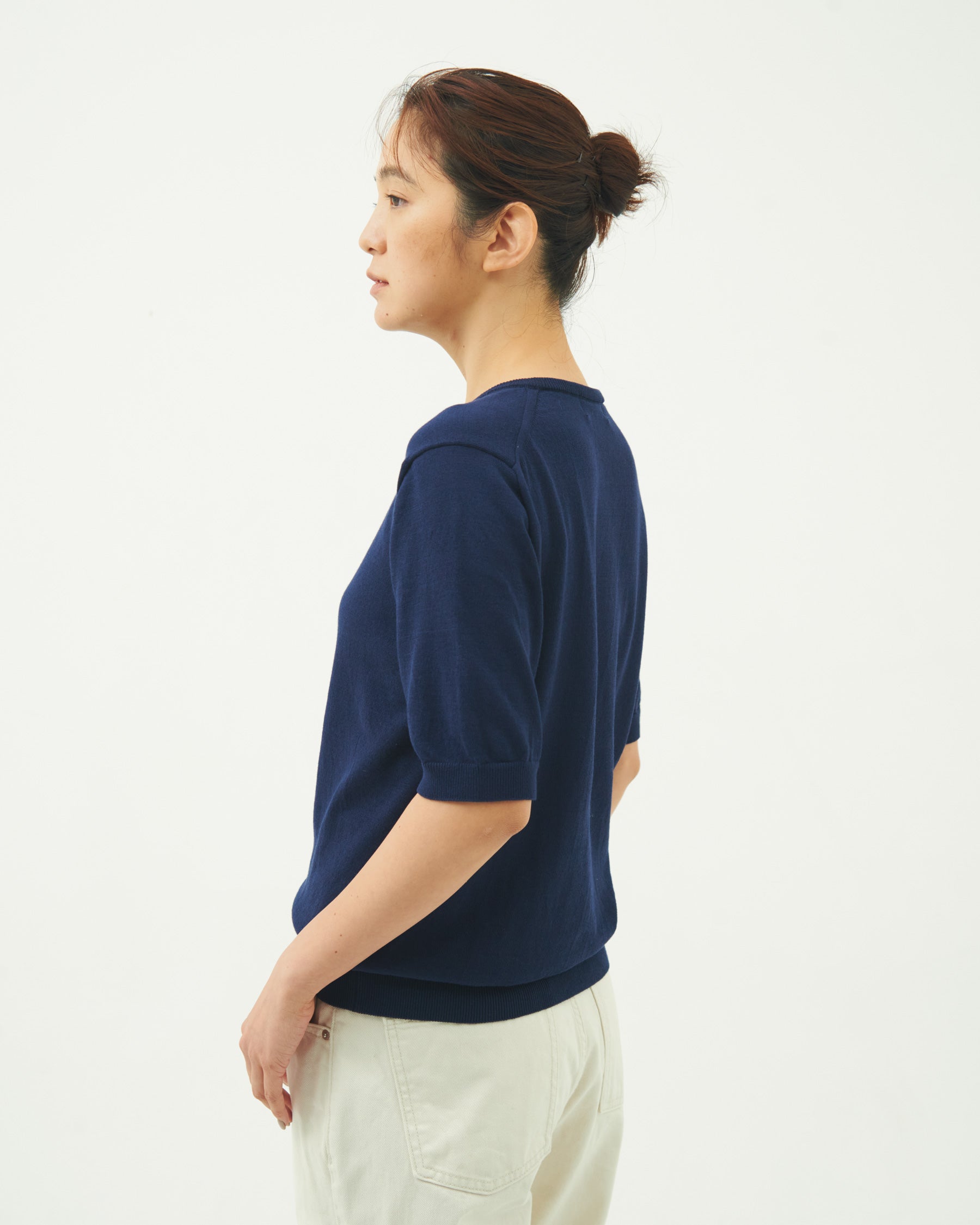 【WOMEN】ICE COTTON CREW NECK