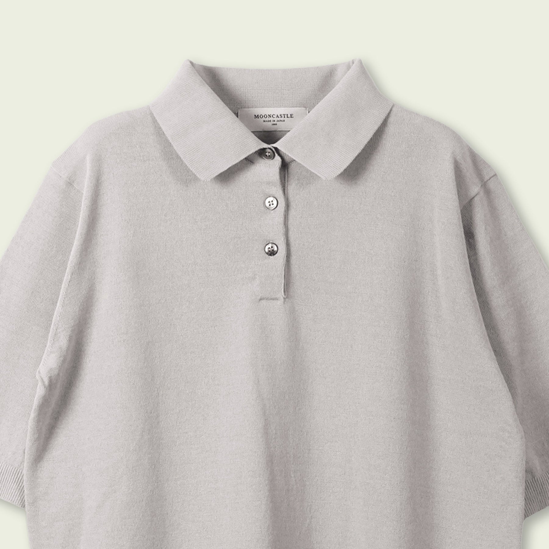 【WOMEN】ICE COTTON POLONECK