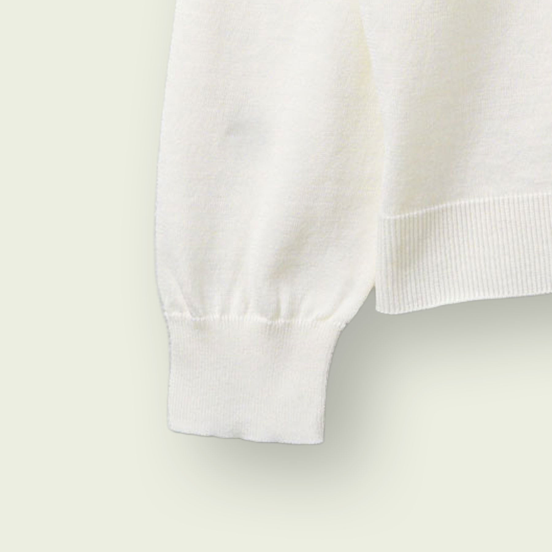 SEA ISLAND COTTON CREWNECK LONG SLEEVE