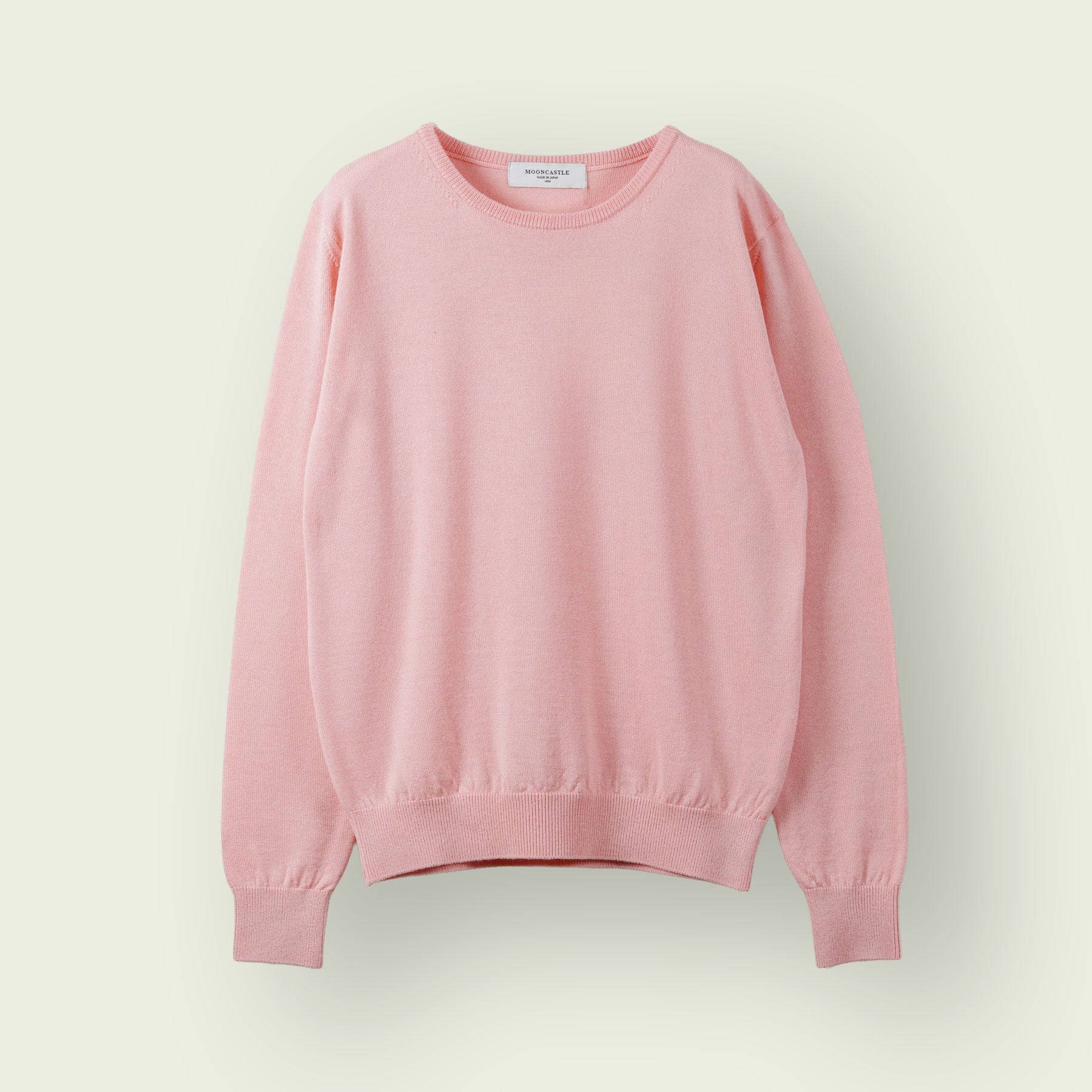 【WOMEN】12G Lightweight Merino Wool Crewneck