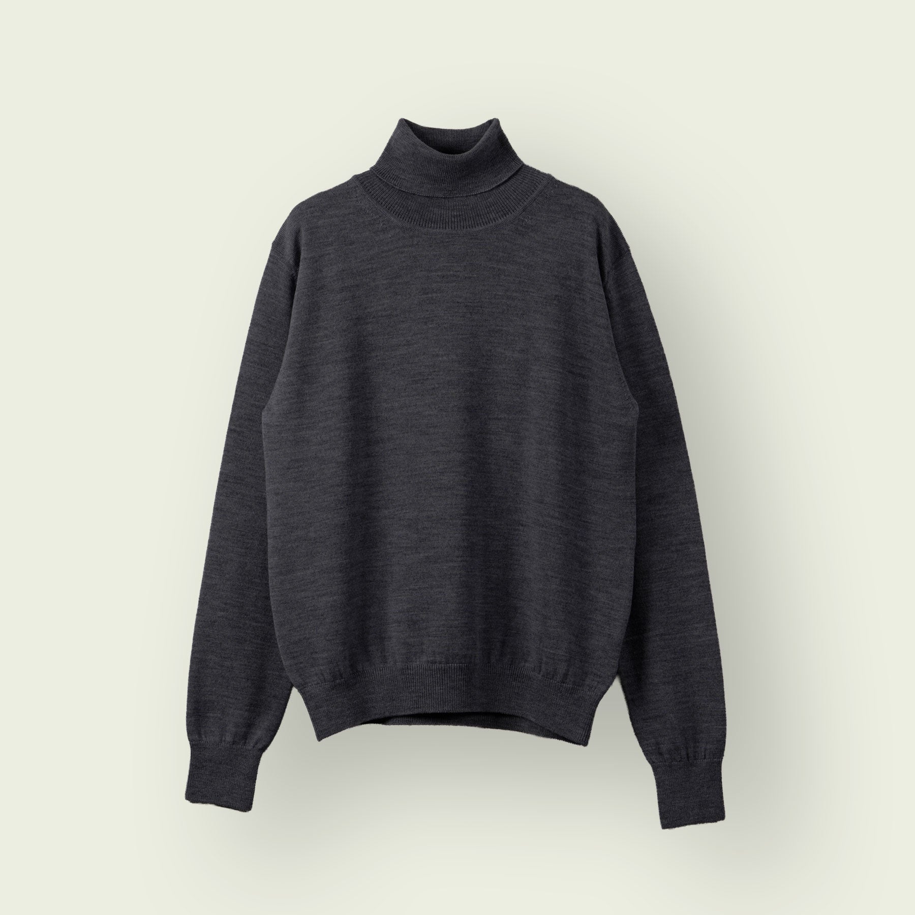 【WOMEN】12G Lightweight Merino Wool Turtleneck