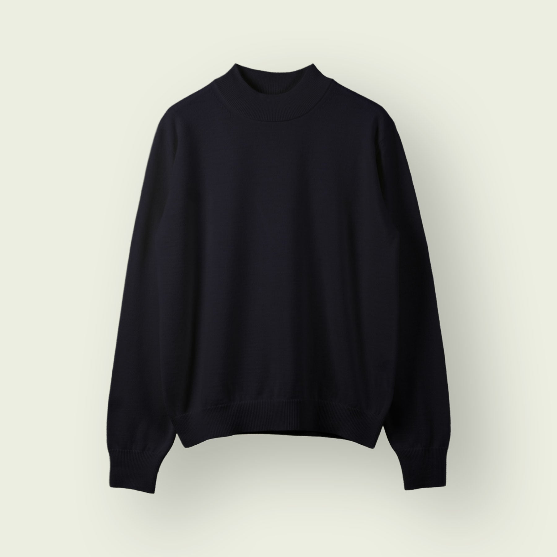 【WOMEN】12G Lightweight Merino Wool Mockneck