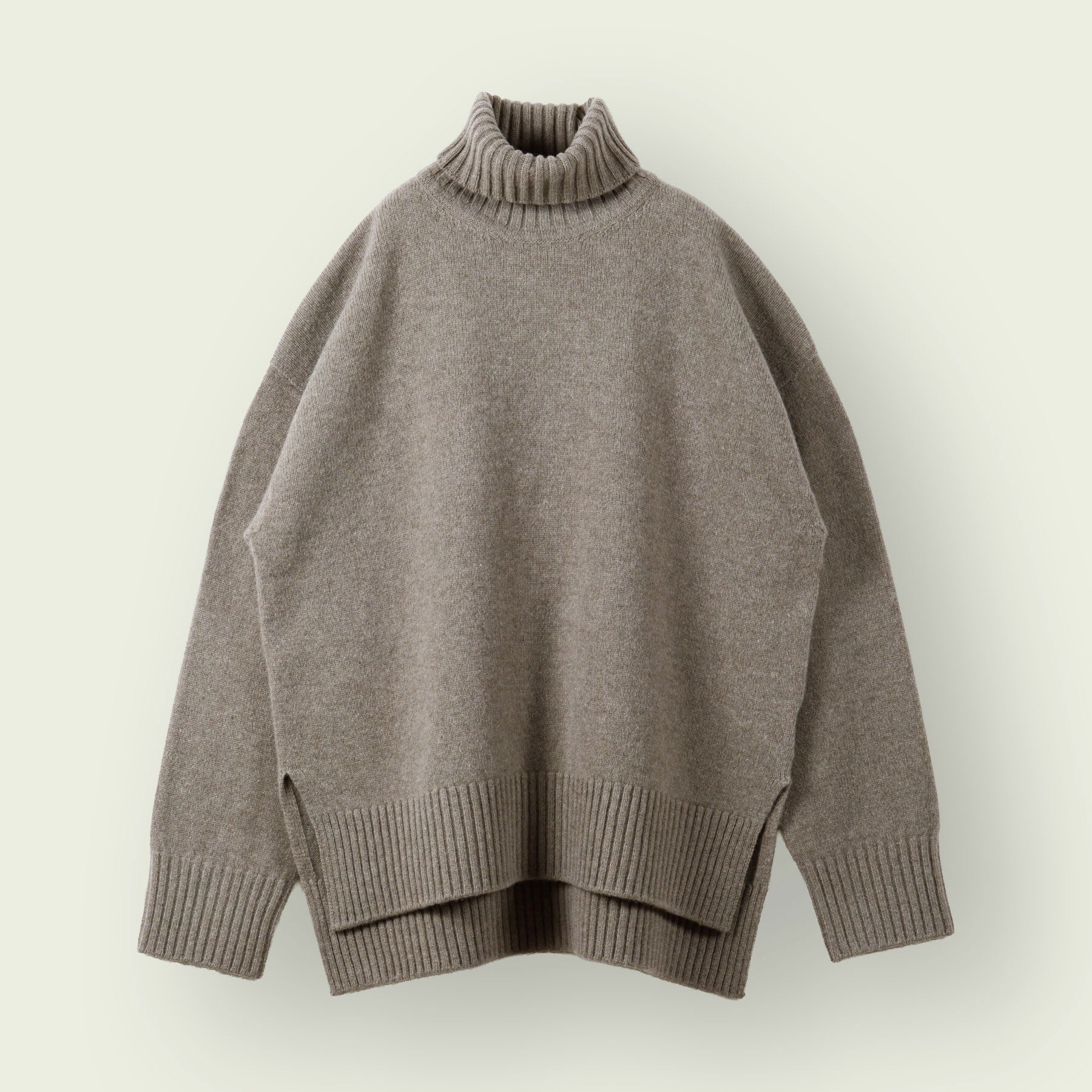 【WOMEN】Wool Cashmere Turtle Neck