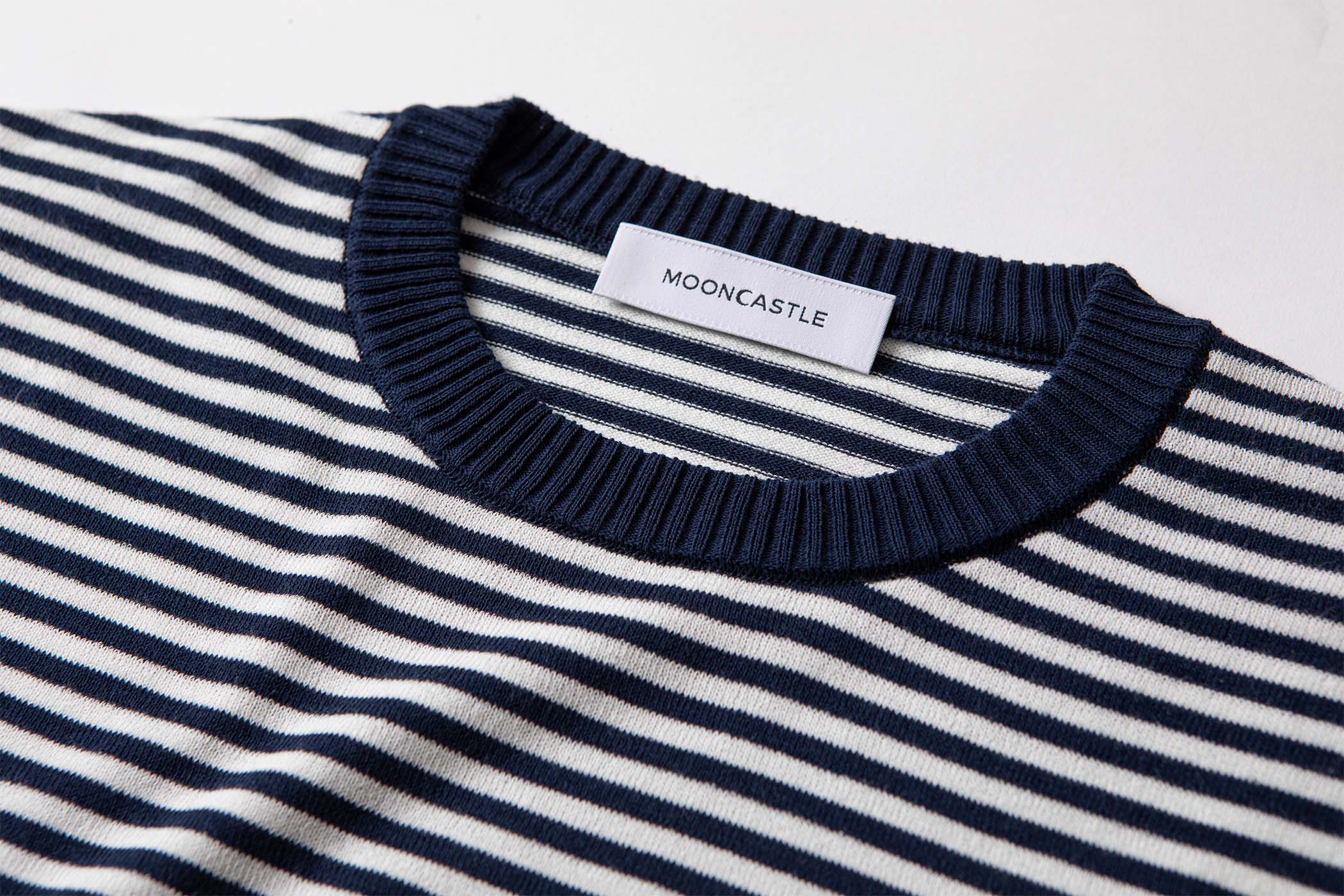 【2024SSモデル】ICE COTTON BORDER SHORT CREWNECK