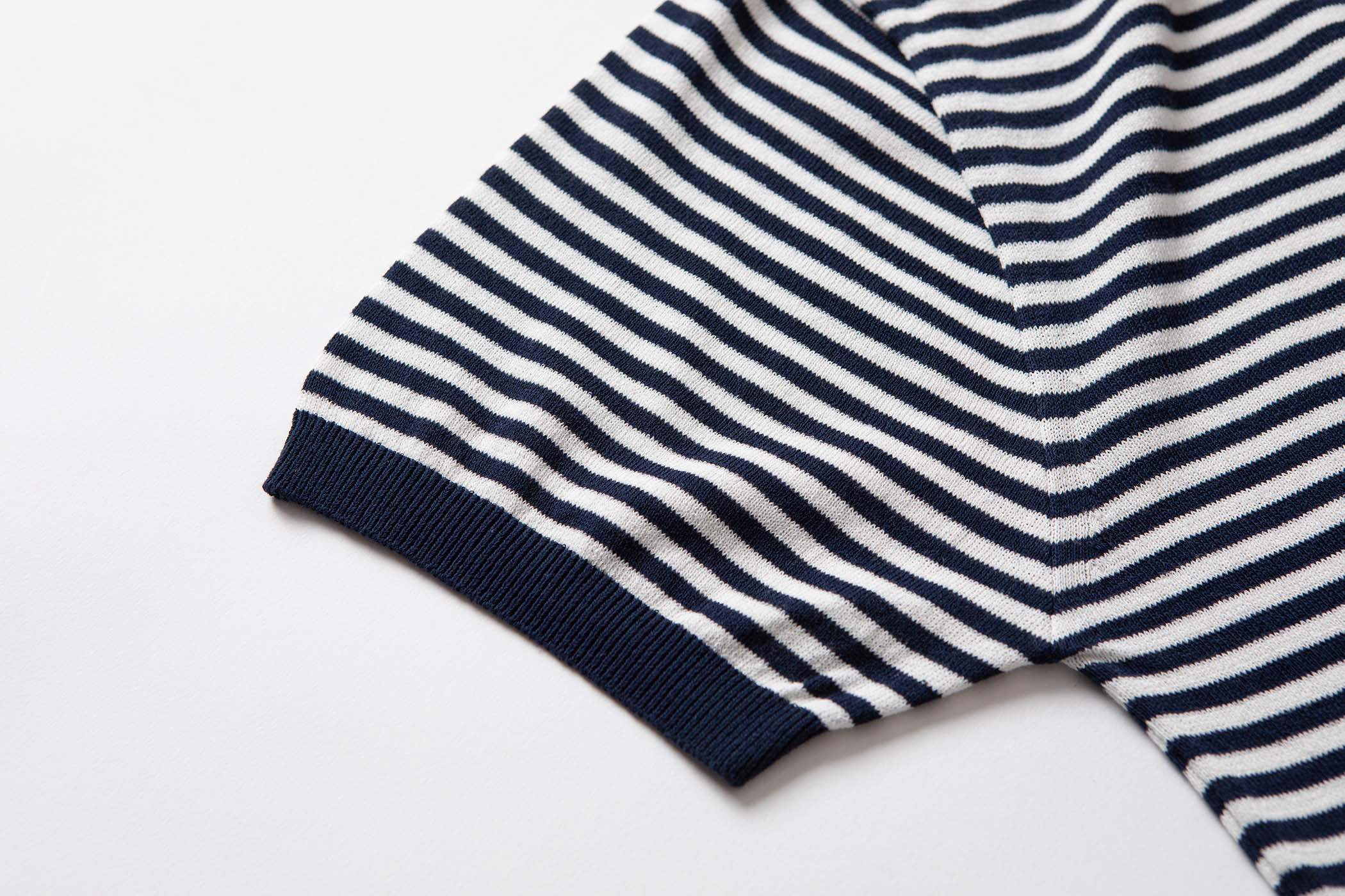 【2024SSモデル】ICE COTTON BORDER SHORT CREWNECK