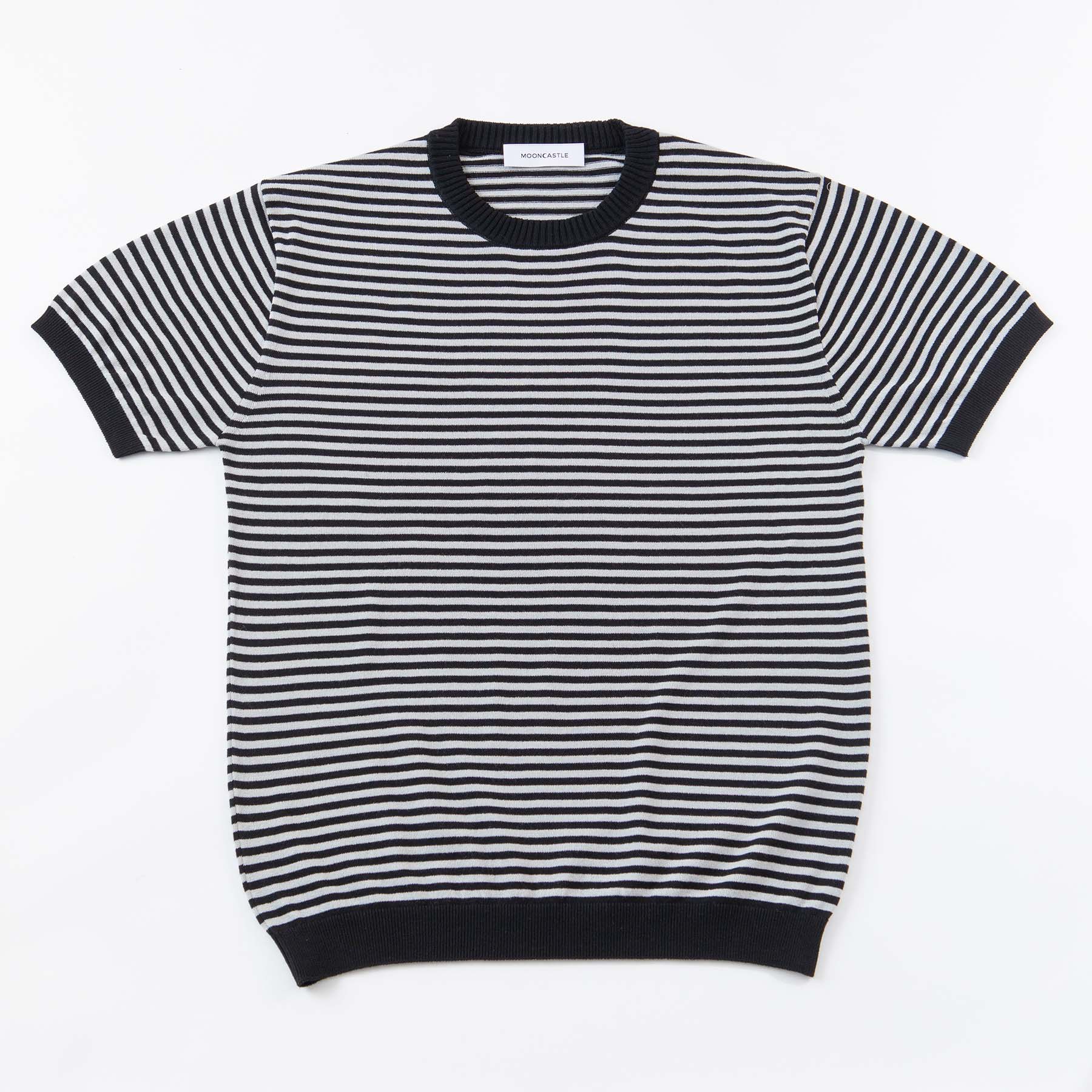 【2024SSモデル】ICE COTTON BORDER SHORT CREWNECK