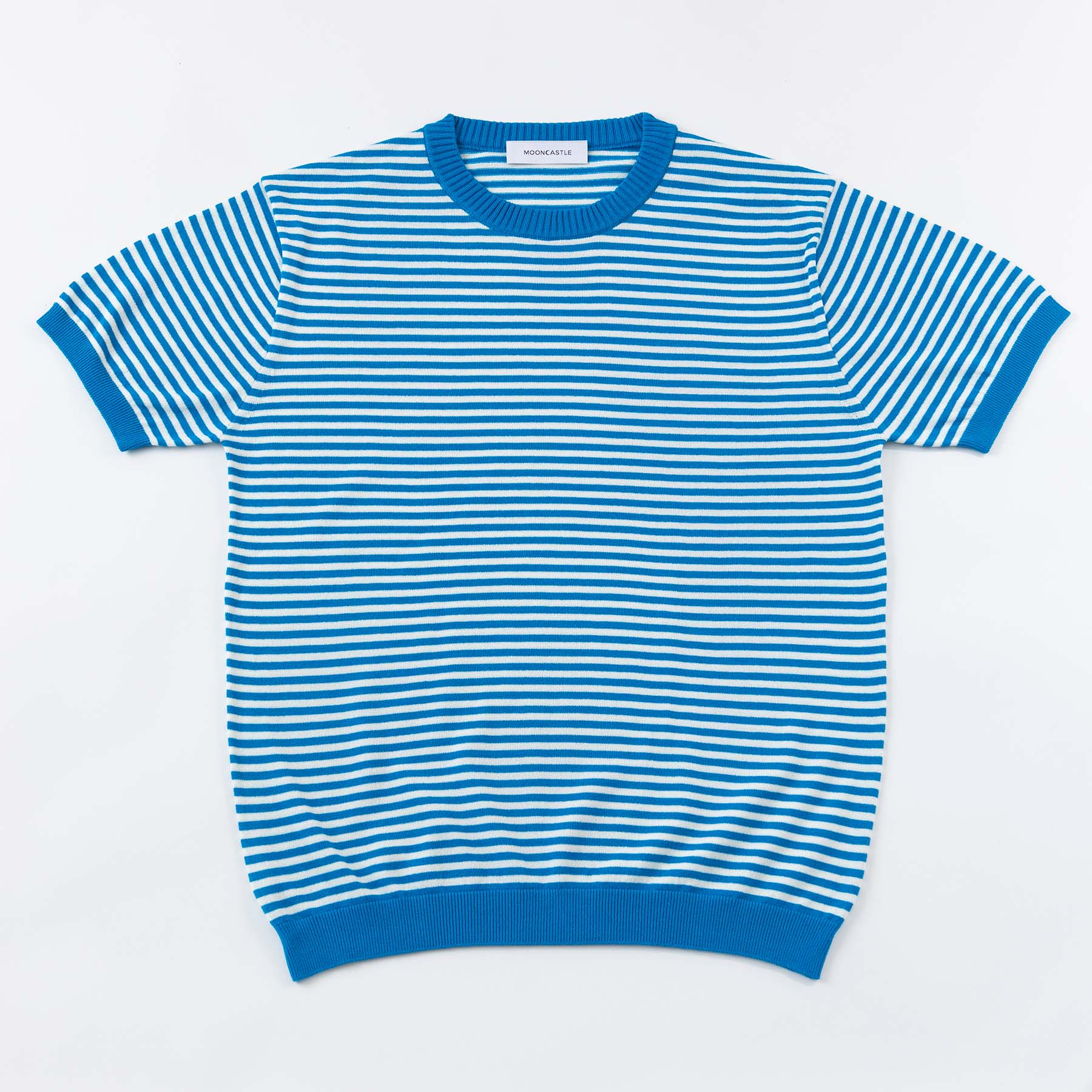 【2024SSモデル】ICE COTTON BORDER SHORT CREWNECK