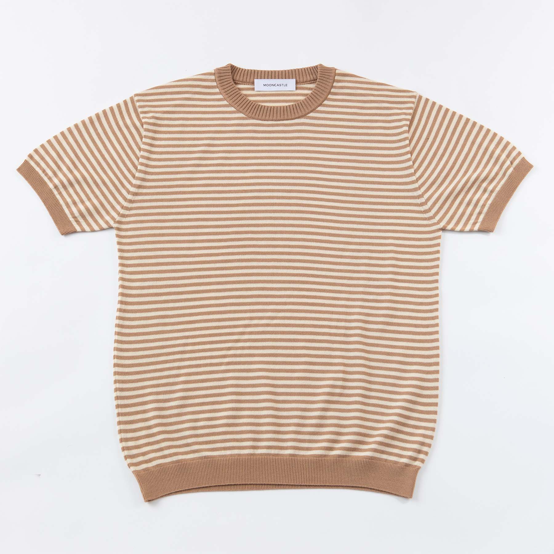 【2024SSモデル】ICE COTTON BORDER SHORT CREWNECK