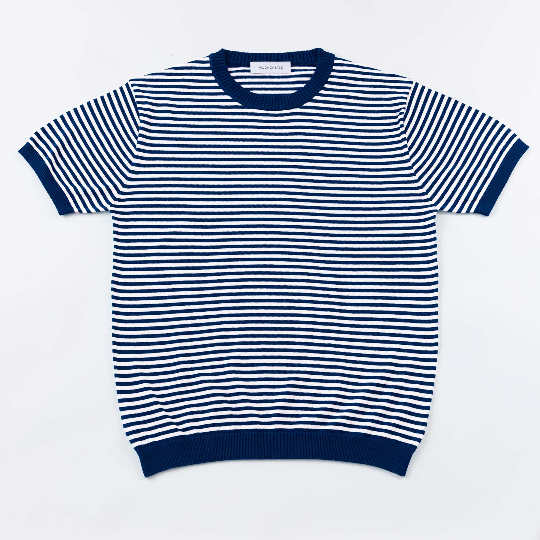 【2024SSモデル】ICE COTTON BORDER SHORT CREWNECK