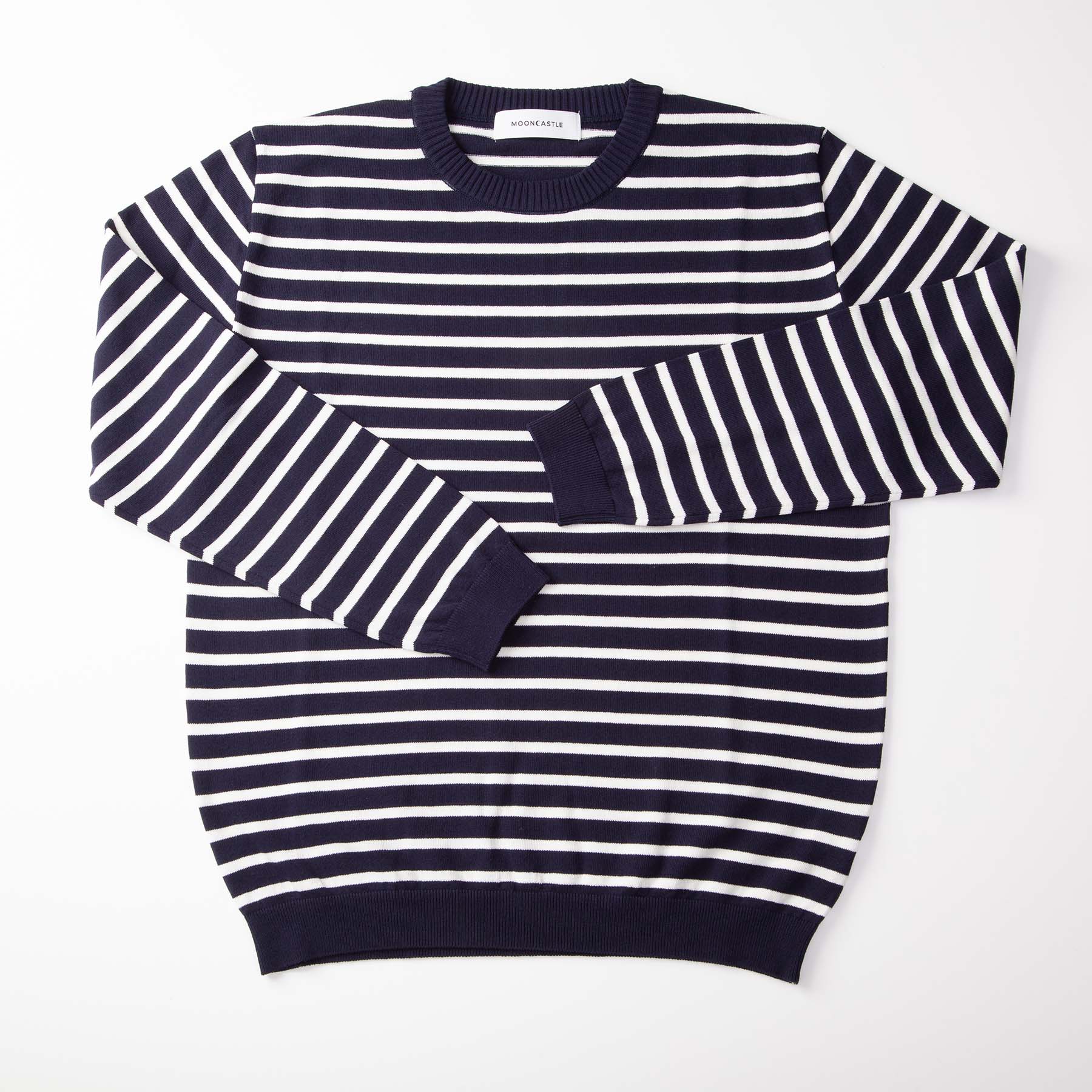 【アーカイブモデル】ICE COTTON BORDER LONG CREWNECK