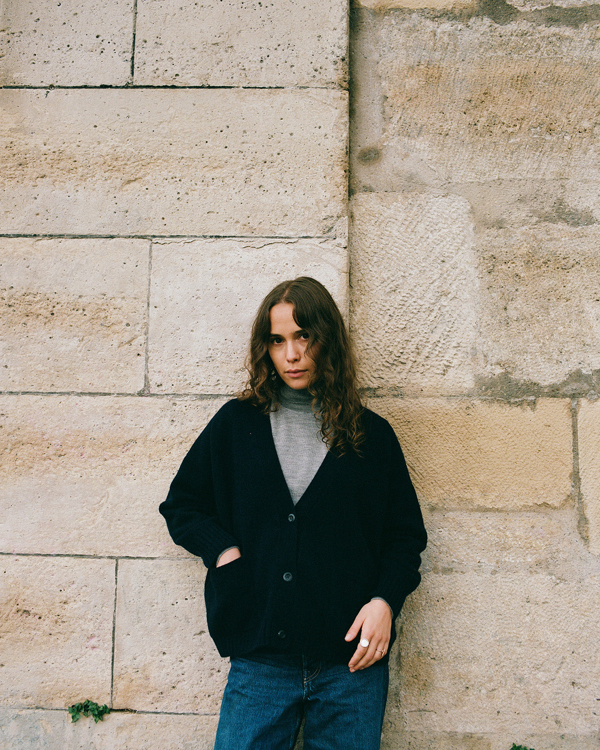 【WOMEN】Wool Cashmere Cardigan