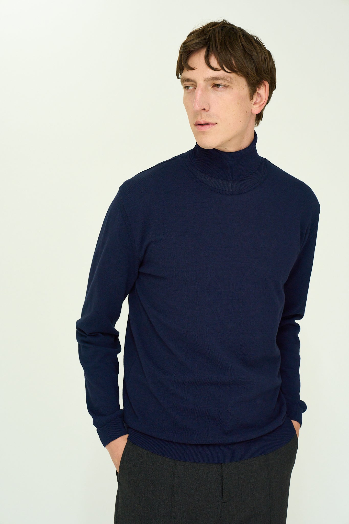 ICE COTTON  LONG TURTLE NECK