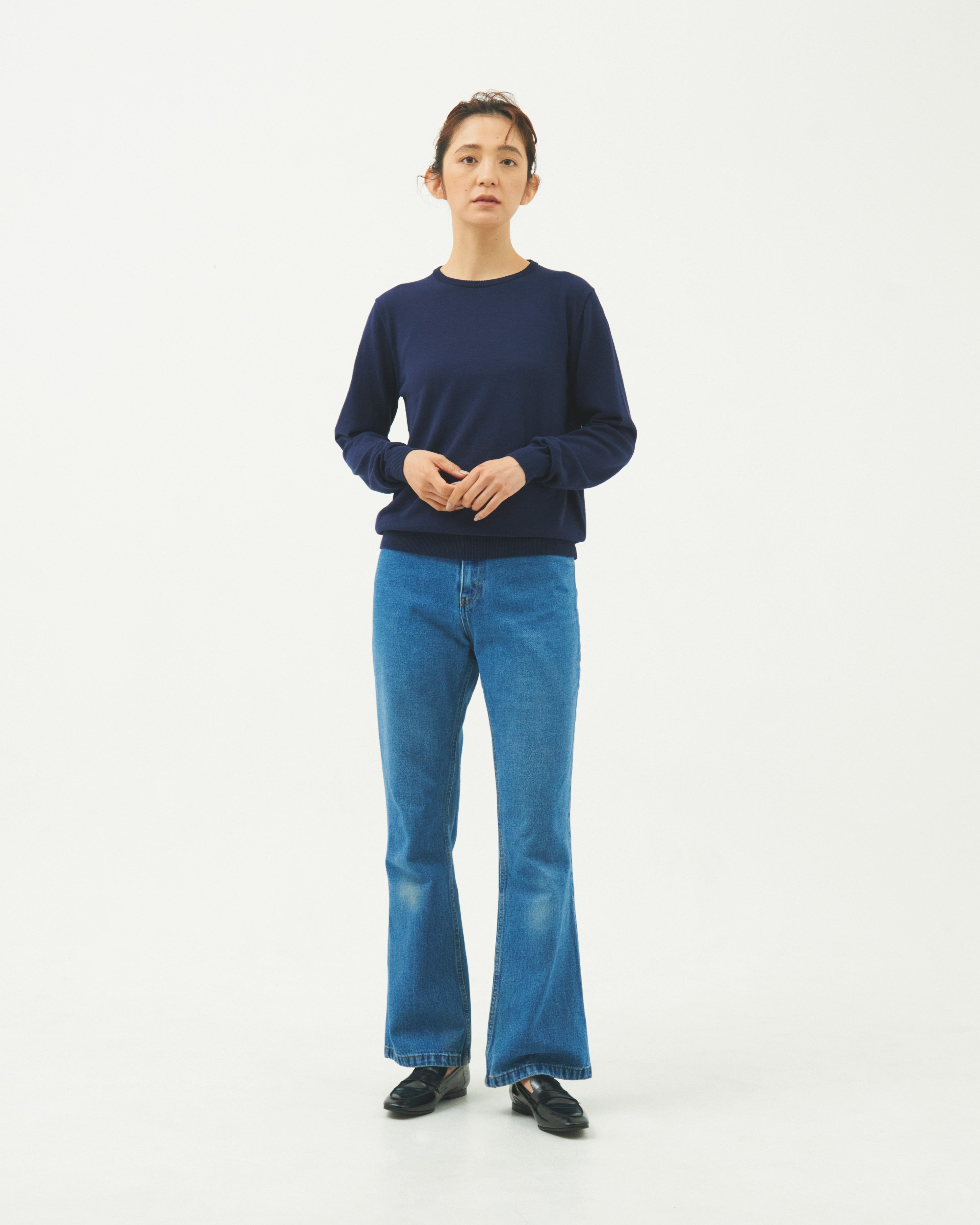 【WOMEN】ICE COTTON LONGCREW