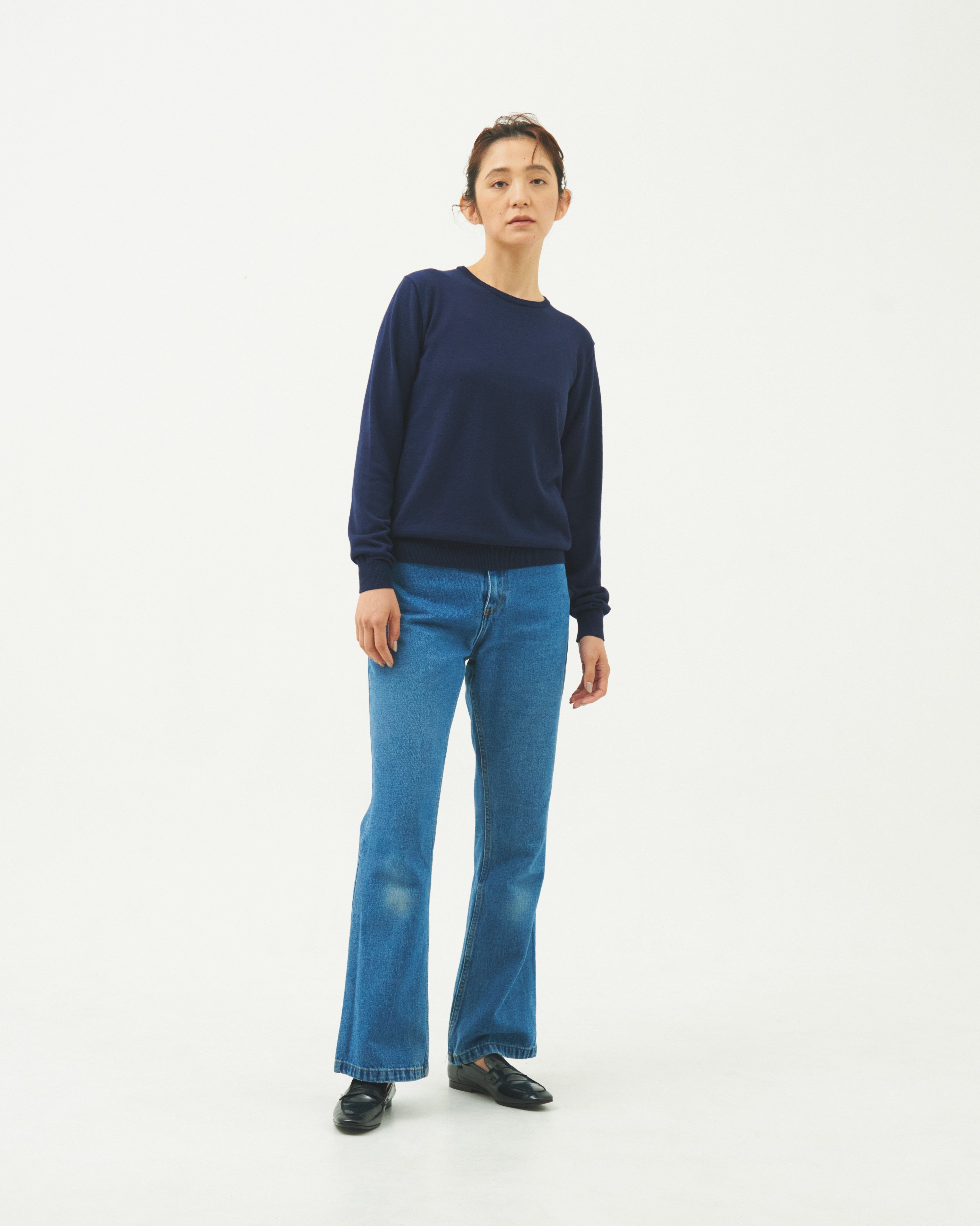 【WOMEN】ICE COTTON LONGCREW