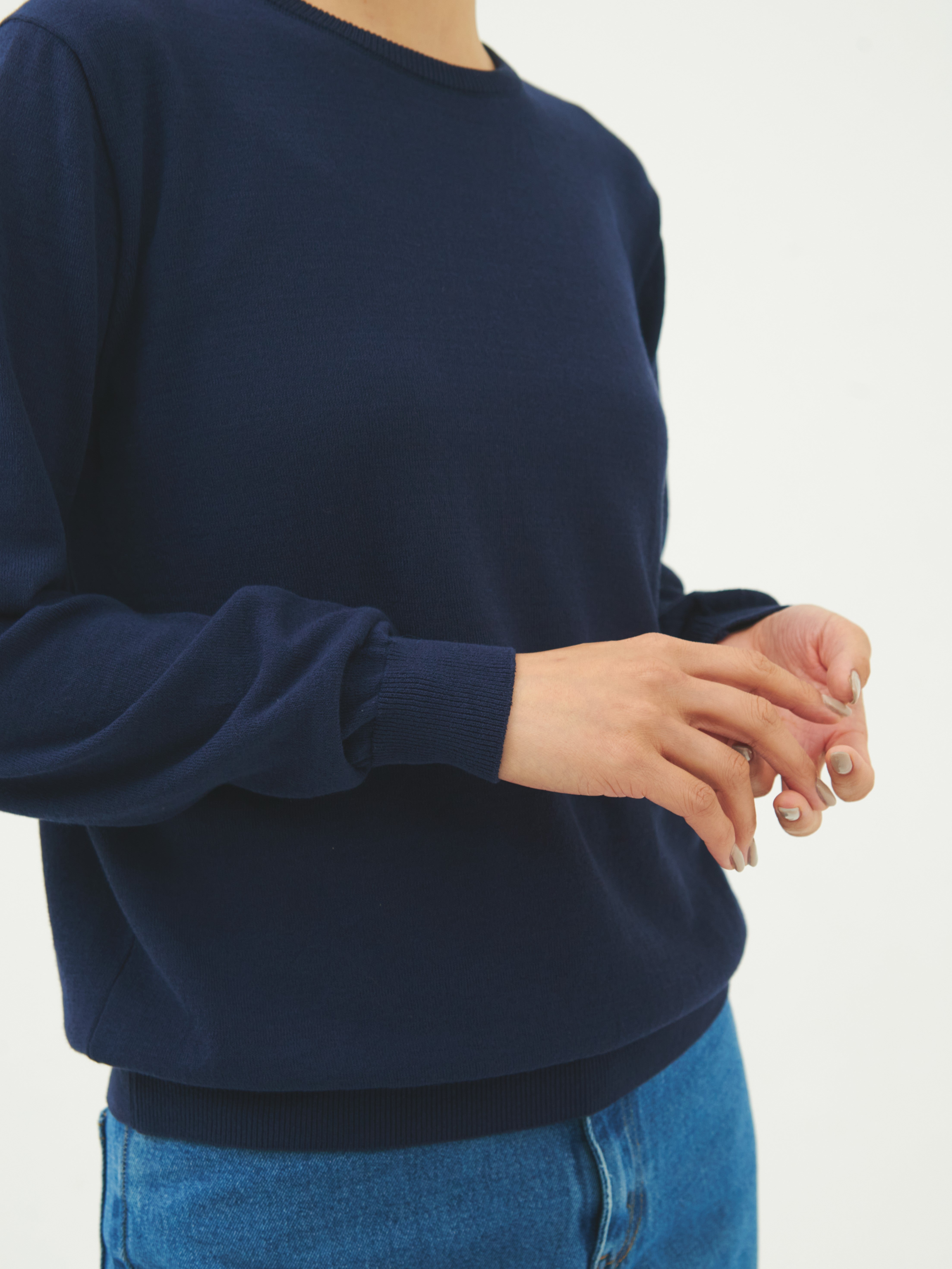 【WOMEN】ICE COTTON LONGCREW