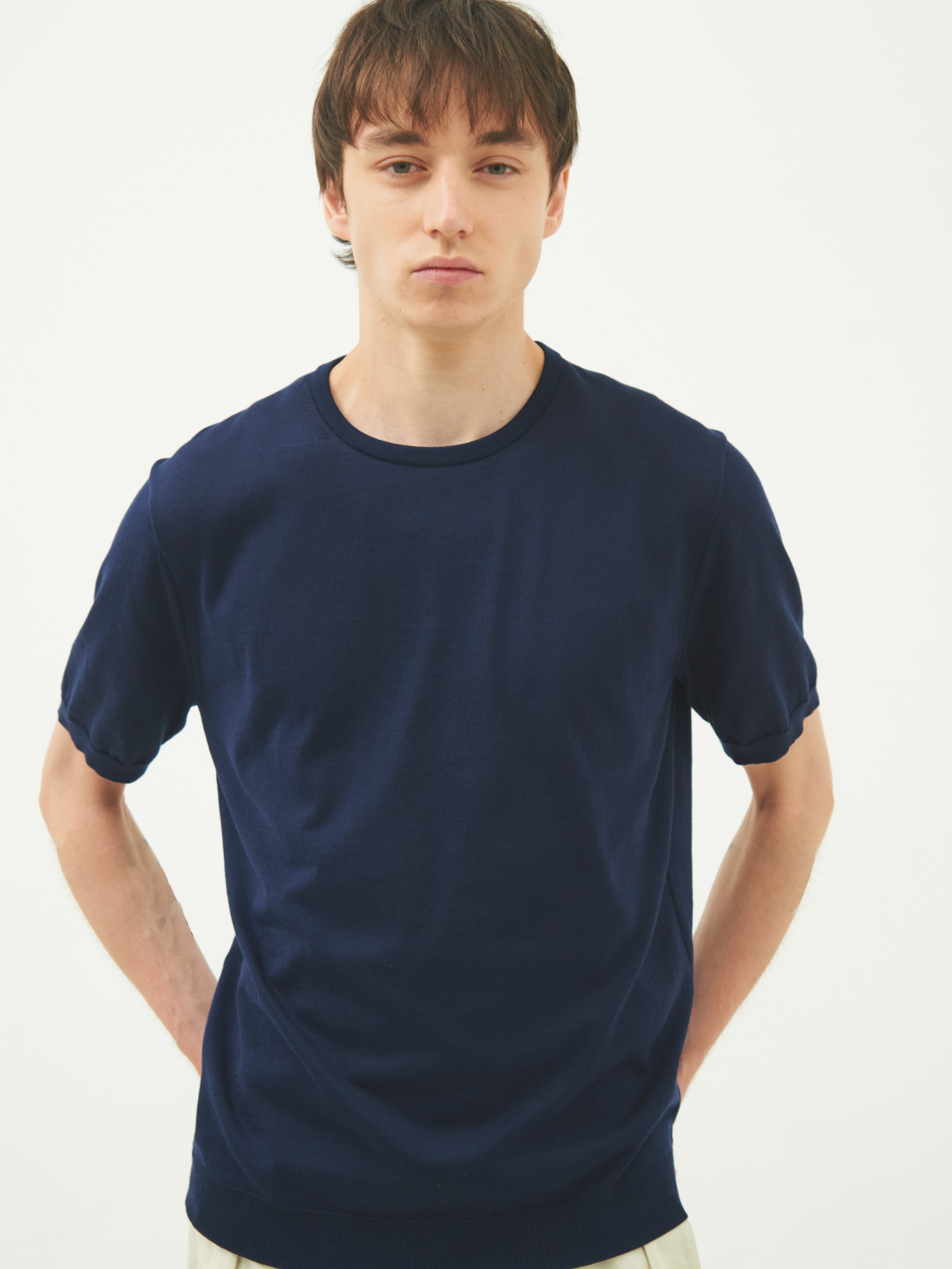【NEW】SEA ISLAND COTTON CREWNECK