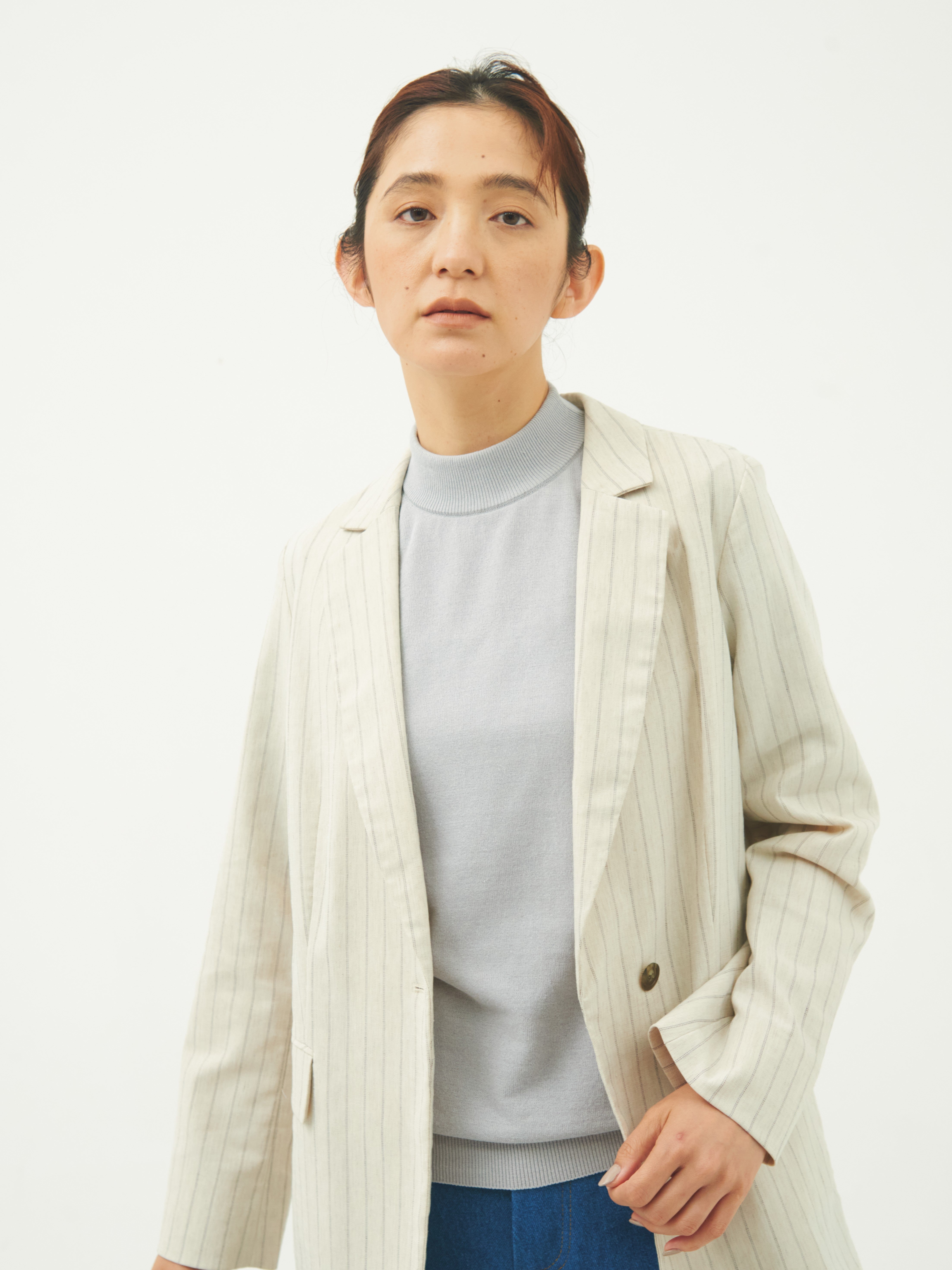 【WOMEN】ICE COTTON MOCKNECK