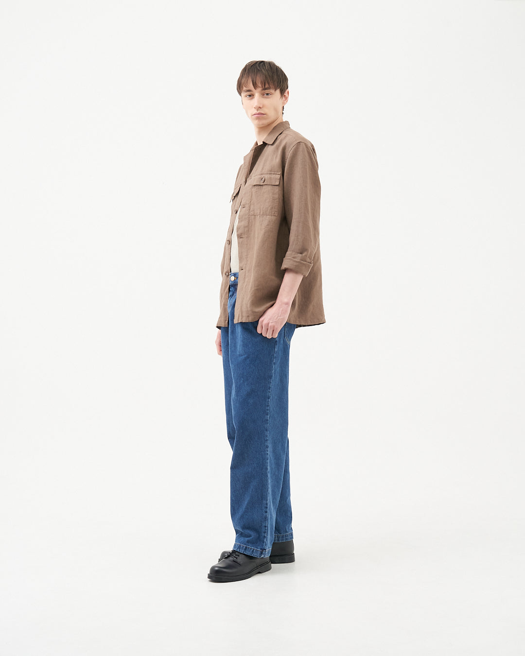 MOONCASTLE × Maker`s Shirt 鎌倉 Linen Shirt Jacket