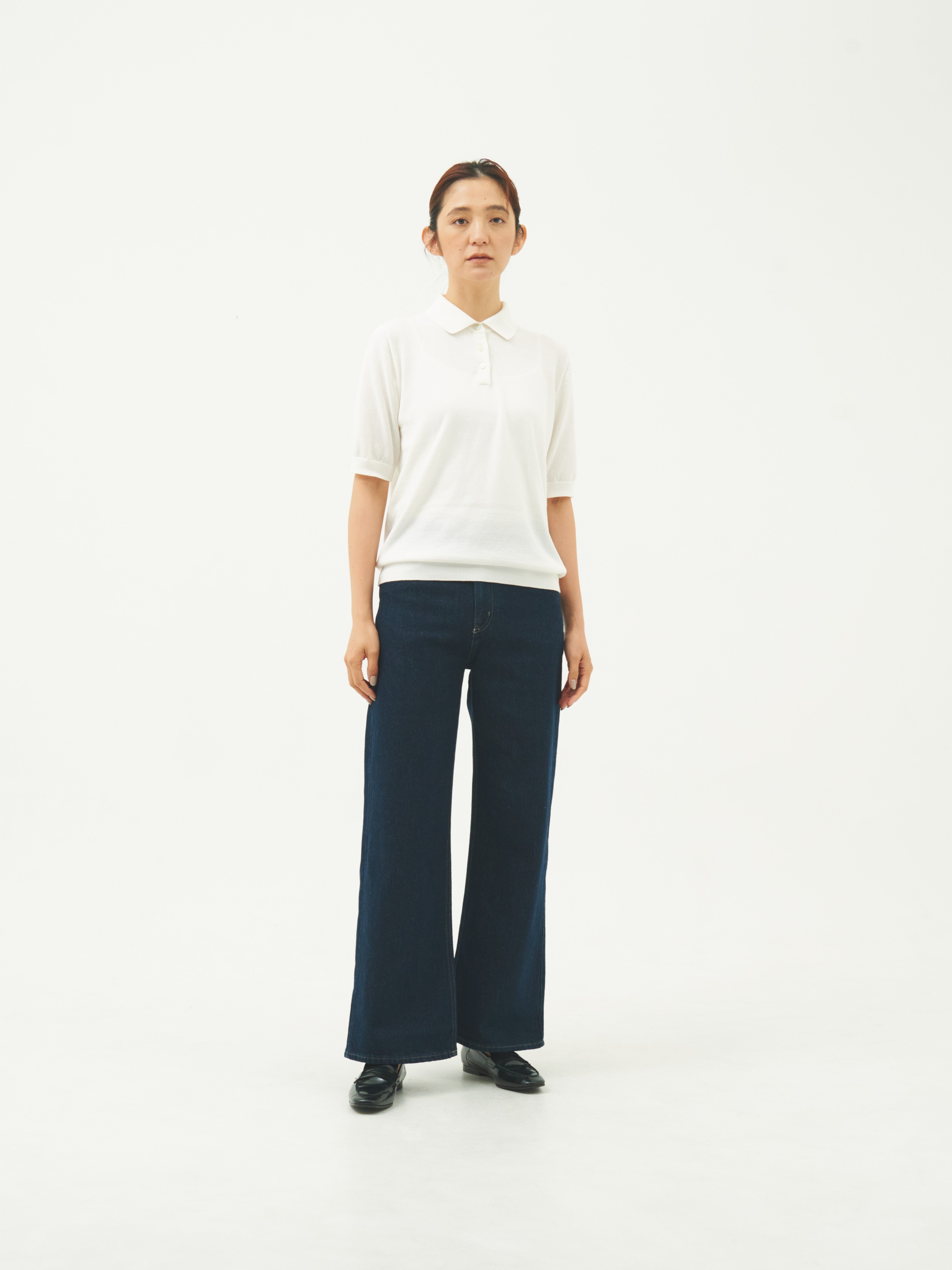 【WOMEN】ICE COTTON POLONECK