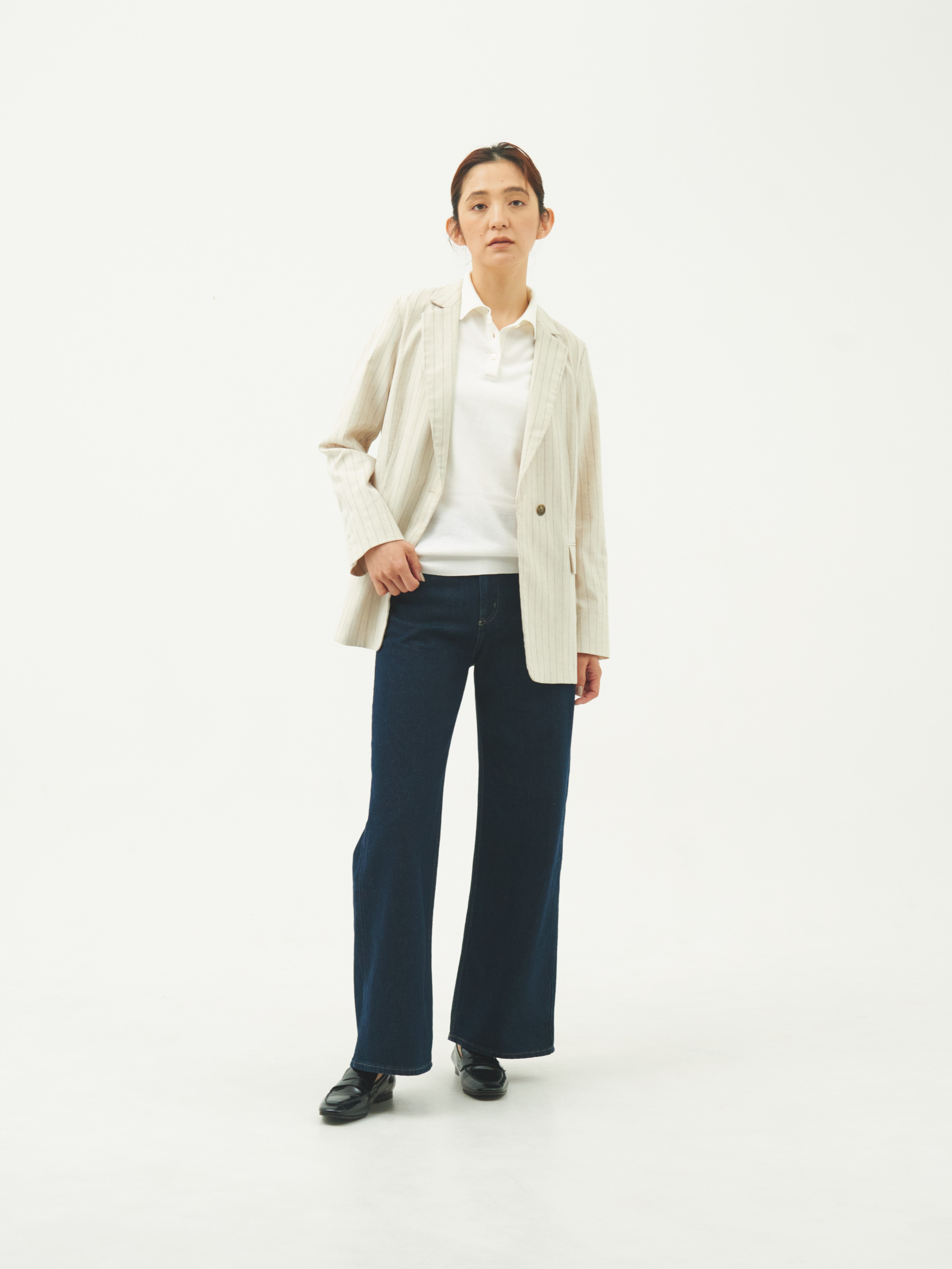 【WOMEN】ICE COTTON POLONECK